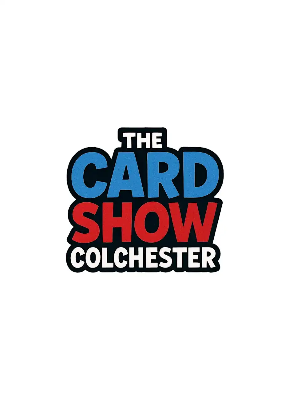 Logo for The Card Show UK in Colchester event.