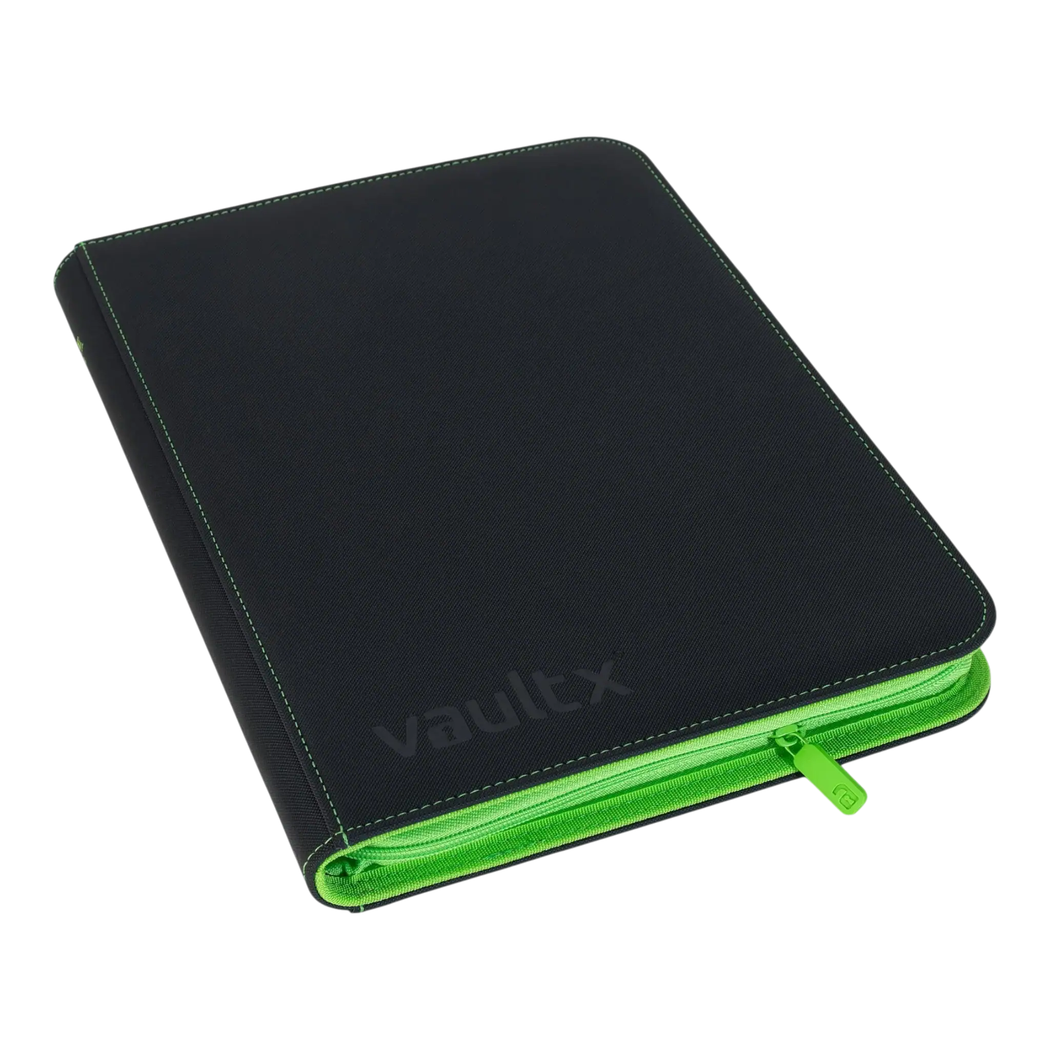 Vault X 9-Pocket Exo-Tec® Zip Binder ME3 11 Exo-Tec® zip binder with 9 pockets, durable design, ideal for organising cards and documents.