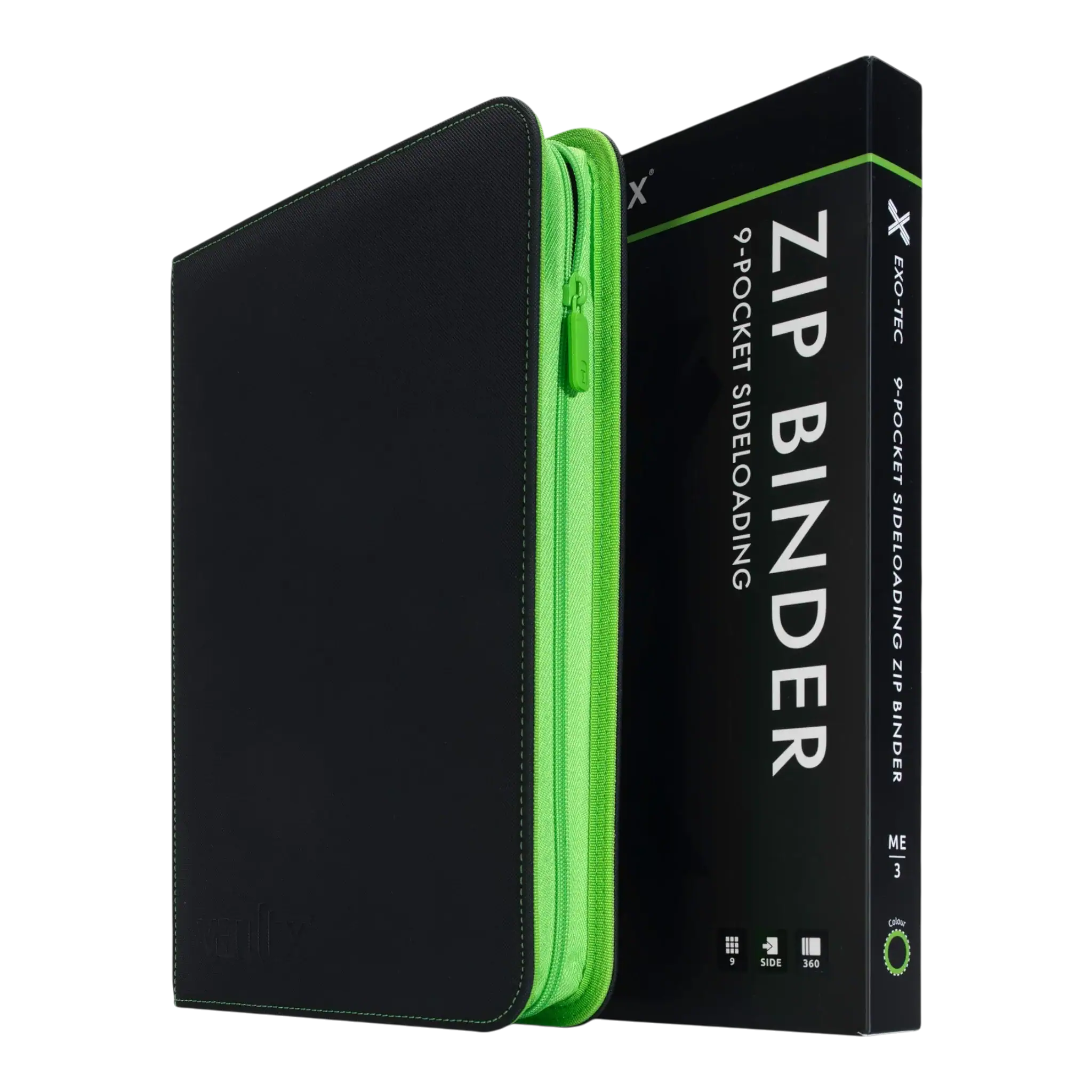 Vault X 9-Pocket Exo-Tec® Zip Binder ME3 4 Exo-Tec® zip binder with 9 pockets for organised storage and easy access. Durable design ideal for s.