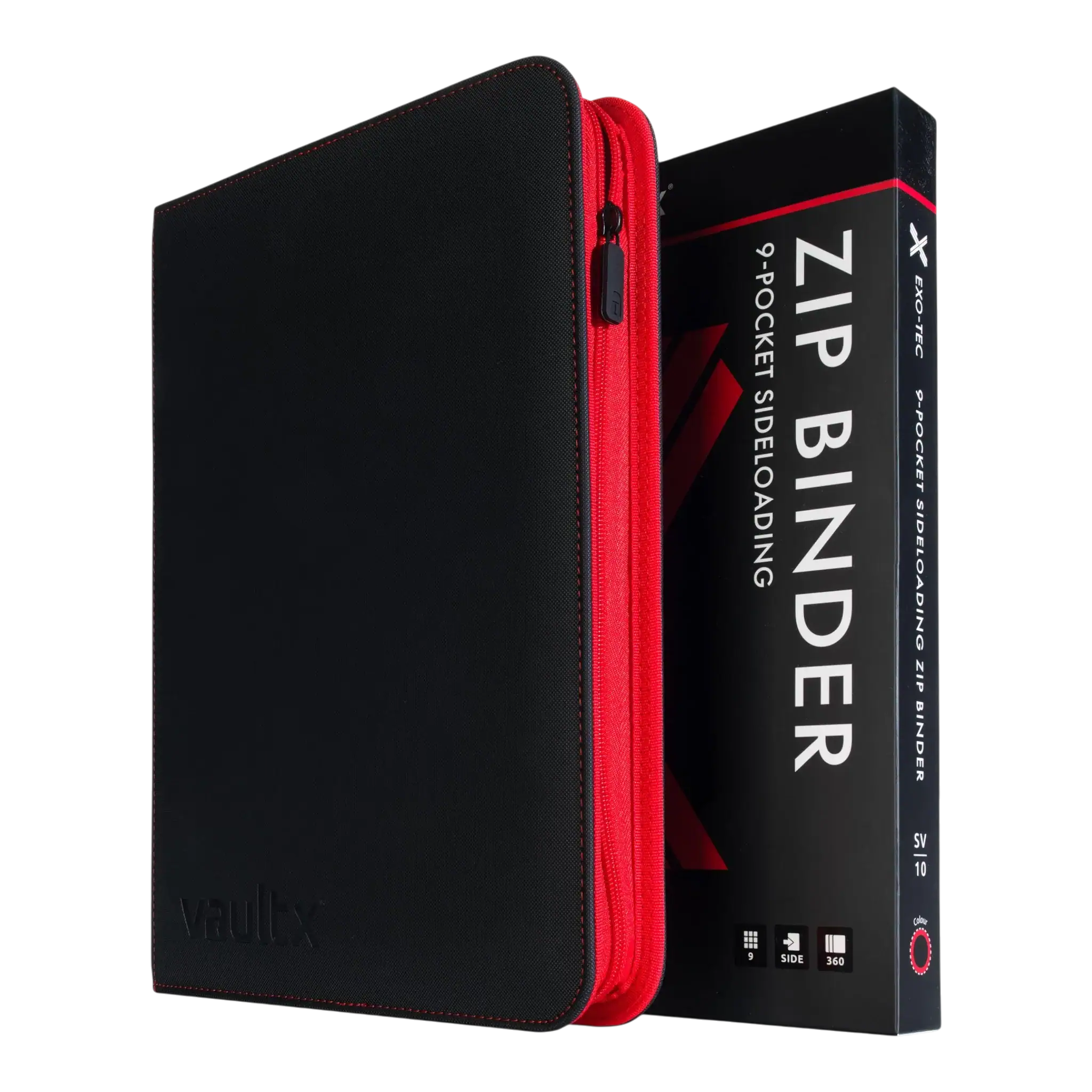Vault X 9-Pocket Exo-Tec® Zip Binder SV10 6 Zip Binder with 9 pockets for organisation.