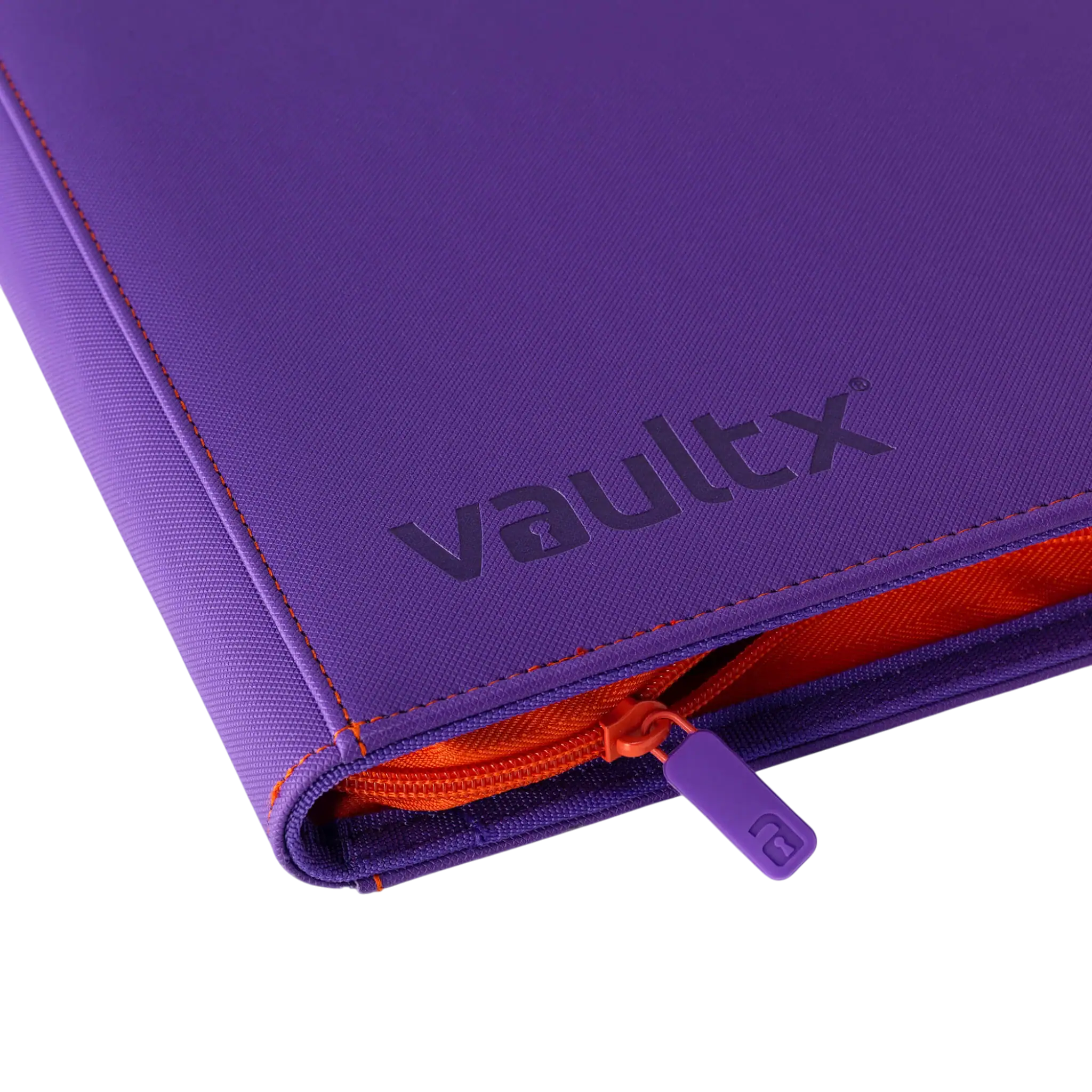 Vault X 9-Pocket Exo-Tec® Zip Binder SV1 4 Durable purple Exo-Tec® zip binder with 9 pockets for organisation.