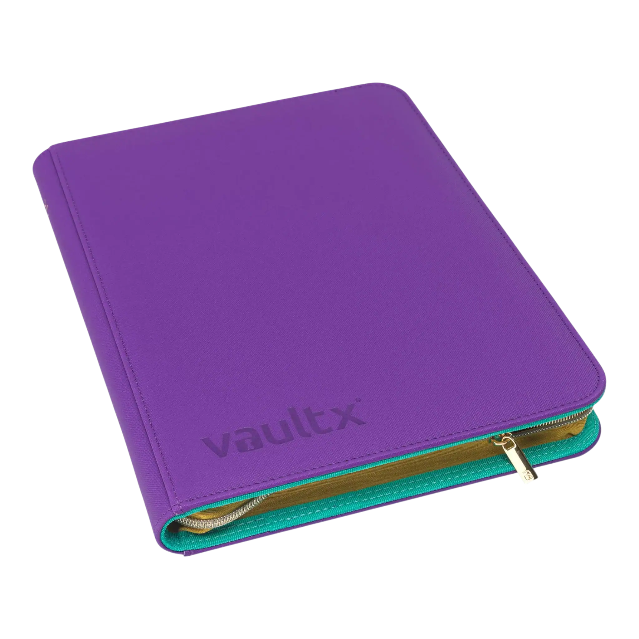 Vault X 9-Pocket Exo-Tec® Zip Binder SV6 2 Bright purple Vault X zip binder with multiple pockets for organisation.