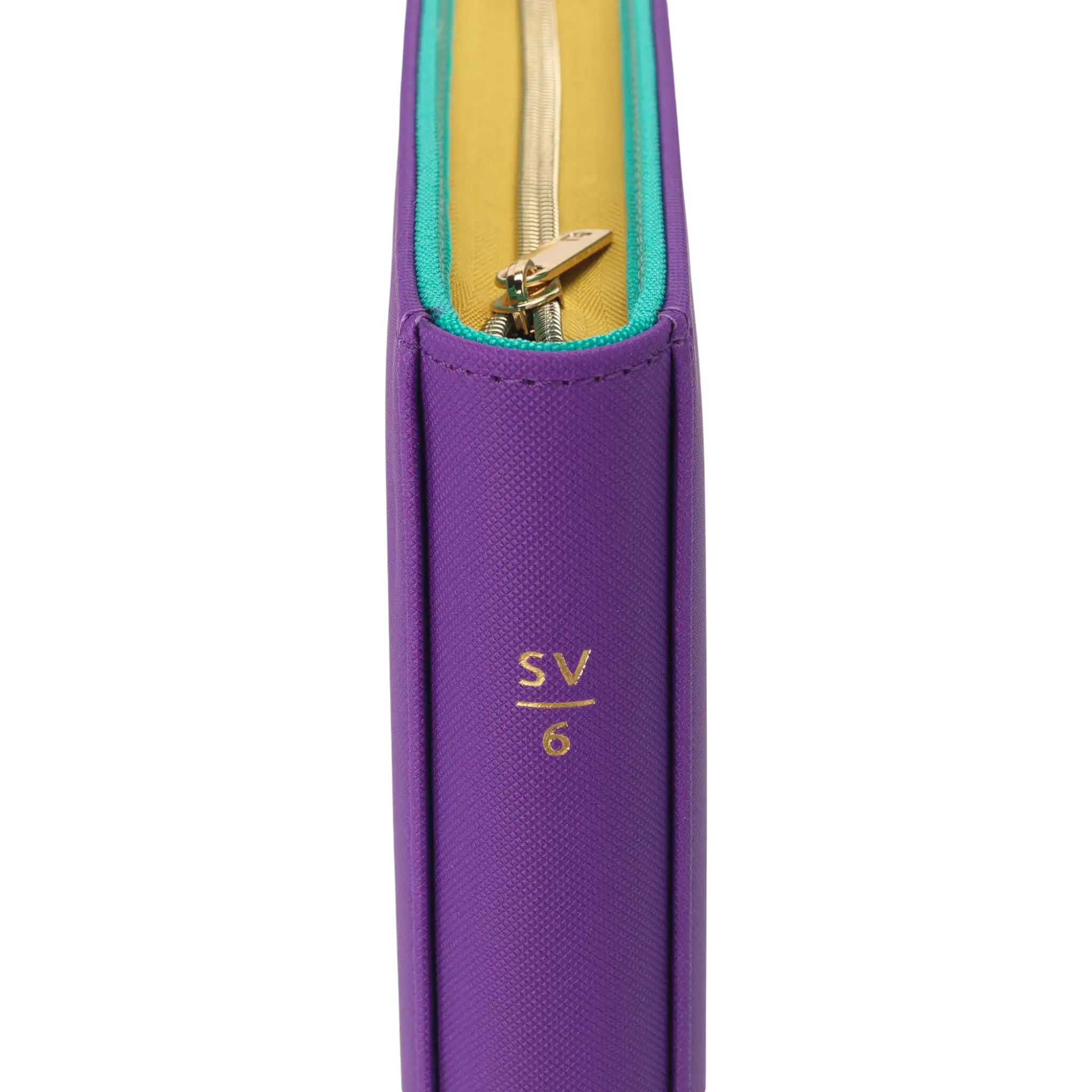Vault X 9-Pocket Exo-Tec® Zip Binder SV6 9 High-quality purple zip binder with multiple pockets for organisation.