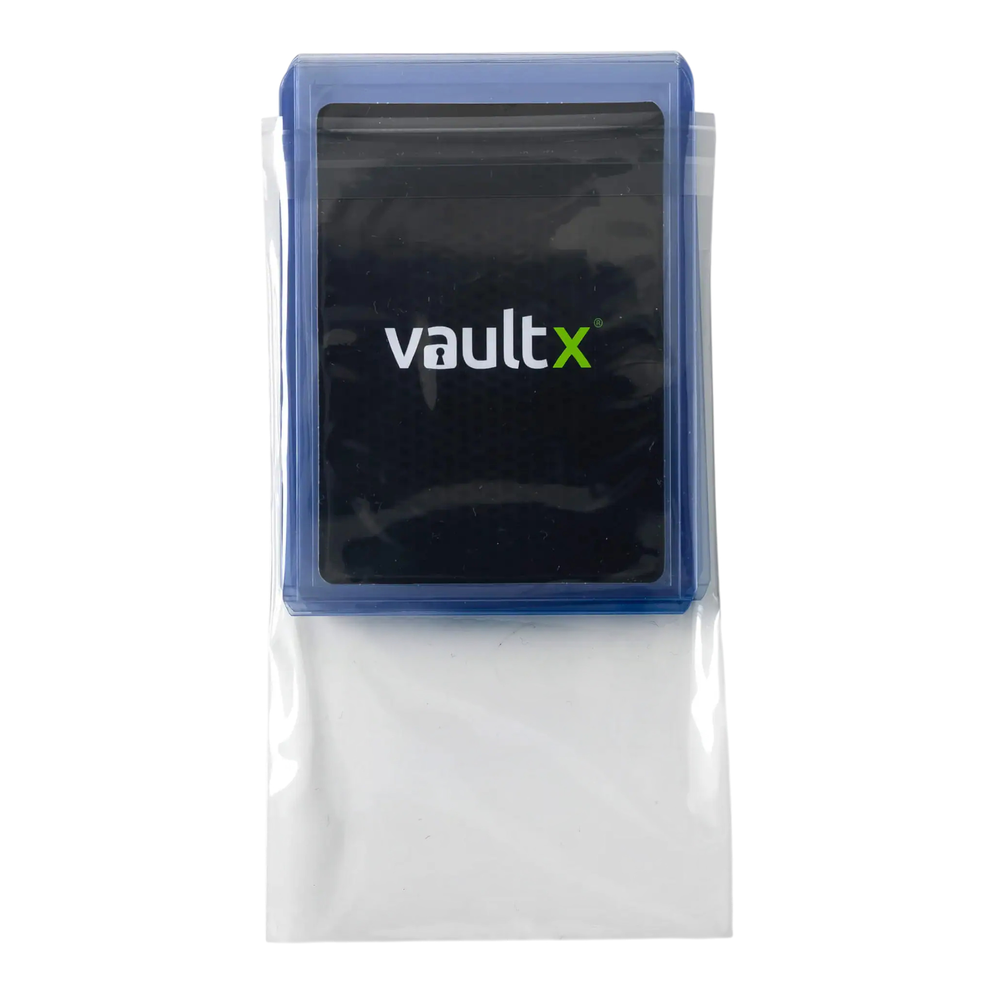 VaultX Card Holder Sleeves 6 Clear VaultX card holder sleeve for protecting trading cards.
