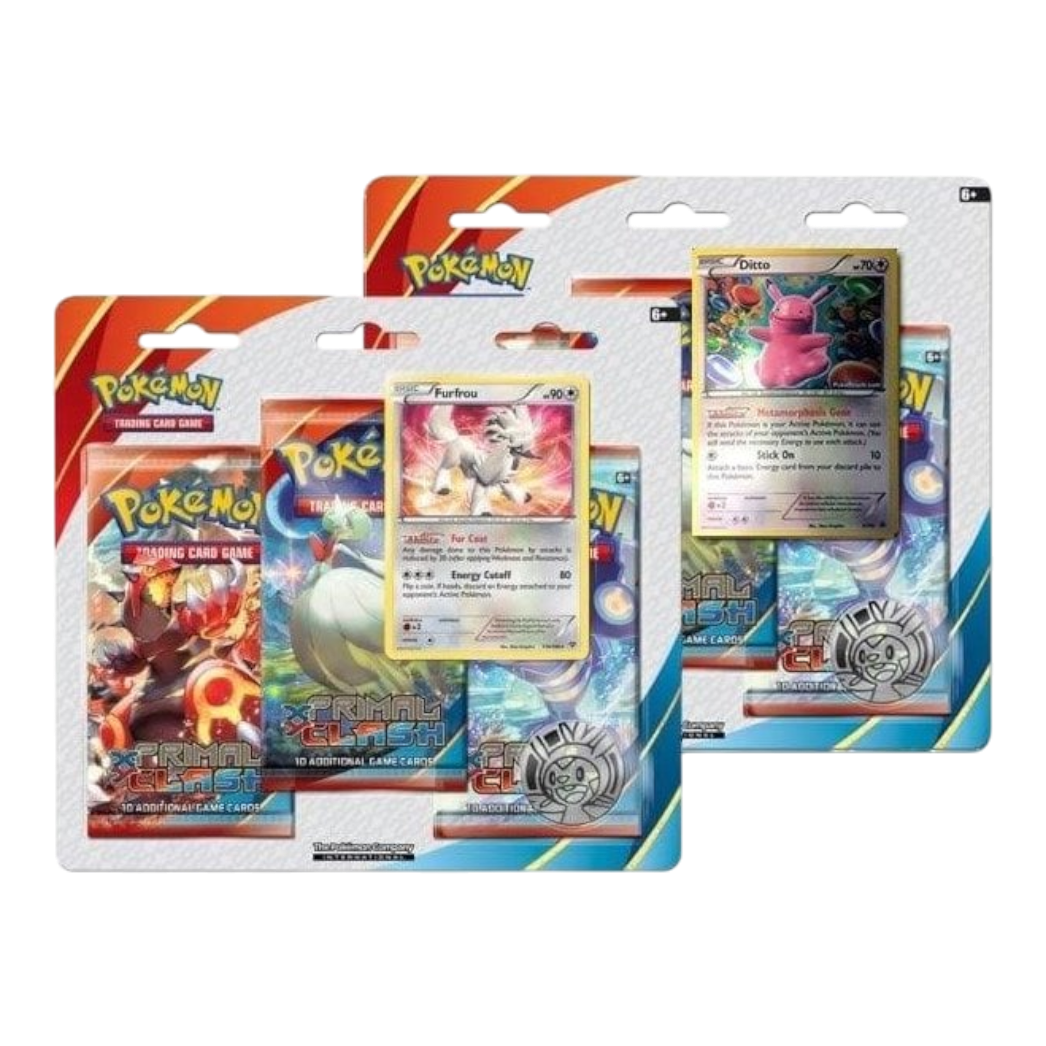 Pokémon 3 Pack Blister (3 Packs Holo Coin) : Set of Two - XY Primal Clash 1 Pokémon 3 Pack Blister with XY Primal Clash packs and holo coin.
