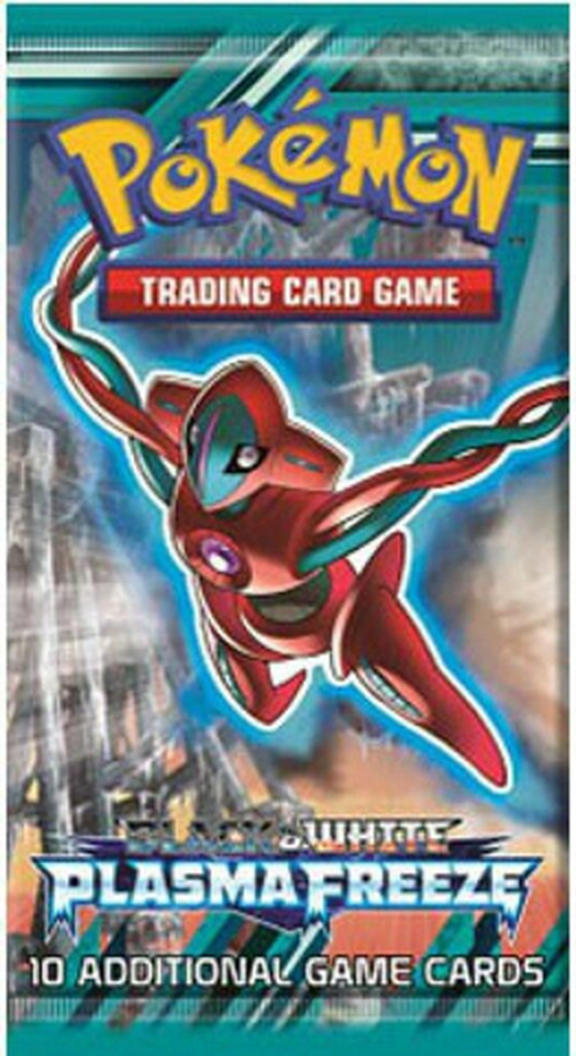 Pokémon Black & White Plasma Freeze Booster Pack (10 Cards) 1 Pokémon Plasma Freeze booster pack with 10 cards for Black & White series.