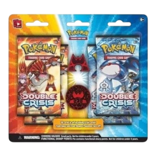 Pokémon blister pack featuring Team Magma artwork from XY Double Crisis set.