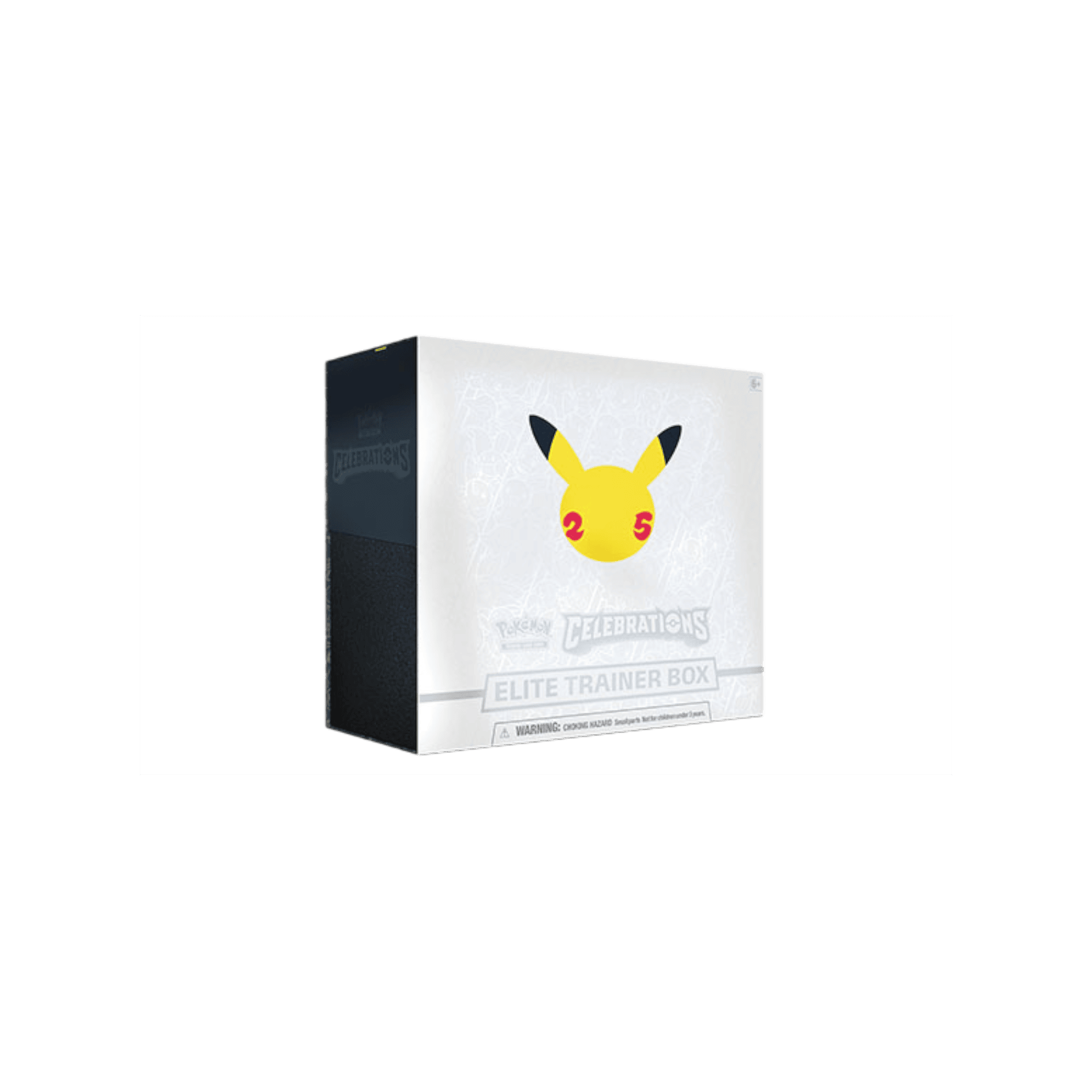 Pokémon Celebrations Elite Trainer Box 1 Pokémon Celebrations Elite Trainer Box with Pikachu design, collectible card game accessory.