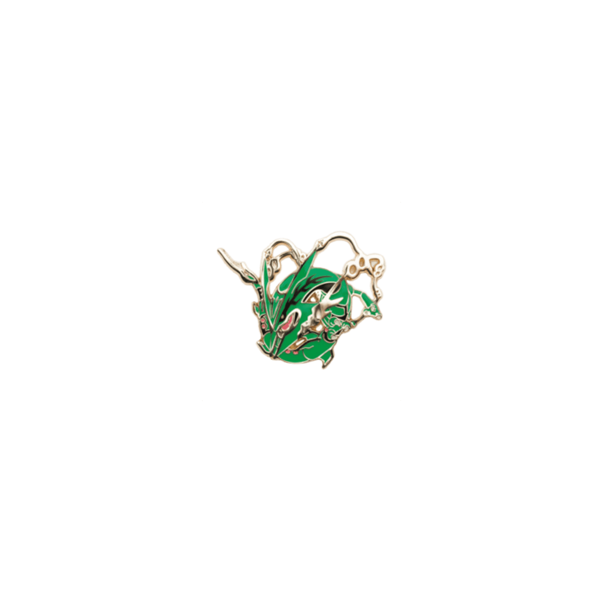 Pokémon Collectors Pin Badge - Rayquaza 1 Rayquaza Pokémon collector pin badge, featuring detailed design and vibrant colours. Perfect for Pok.