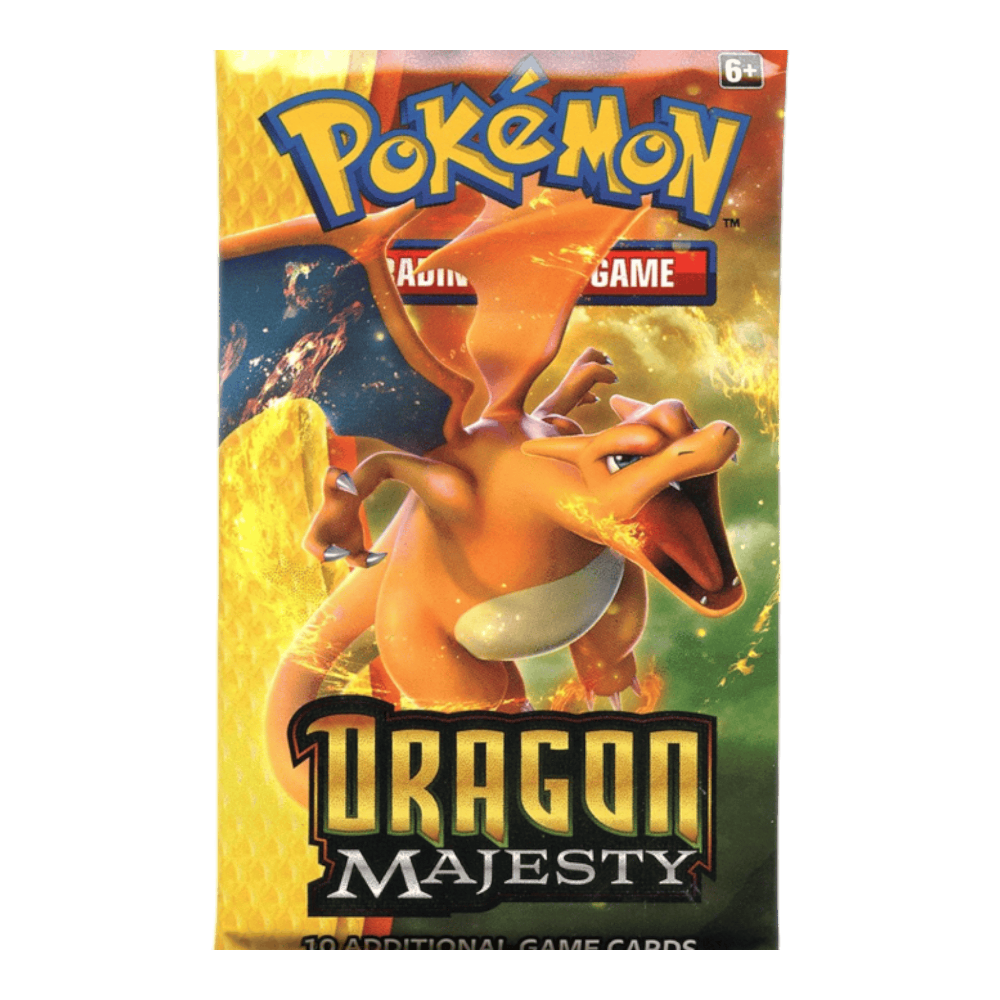 Pokémon Dragon Majesty Booster Pack (10 Cards) 1 Pokémon Dragon Majesty booster pack with 10 cards for collectors and players.