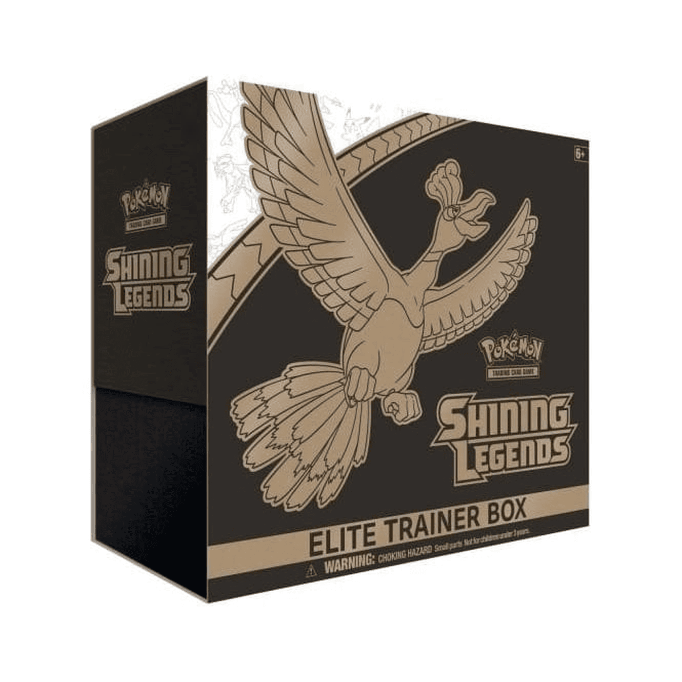 Pokémon Shining Legends Elite Trainer Box 2 Pokémon Shining Legends Elite Trainer Box with Ho-Oh artwork.
