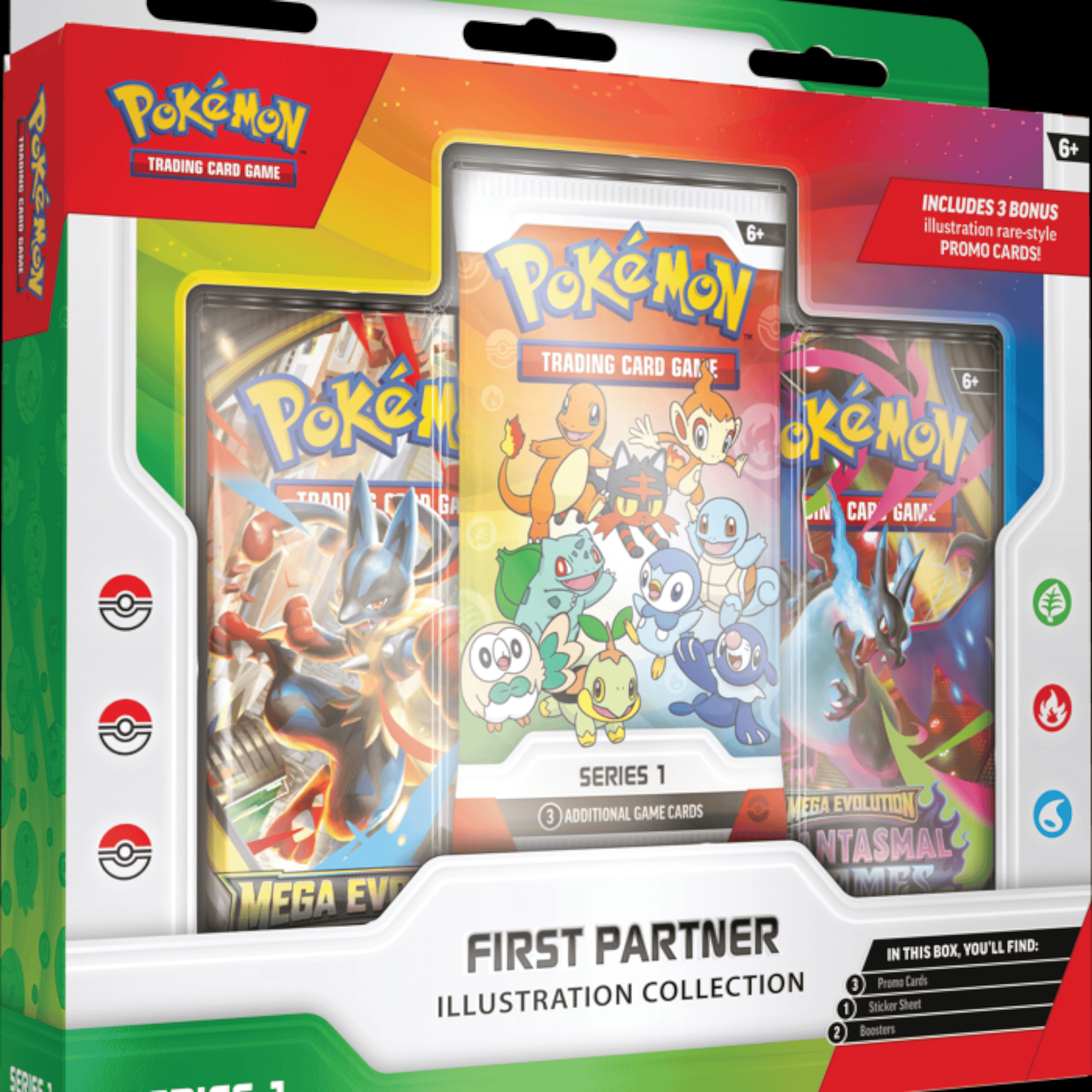 Pokémon First Partner Illustration Collection Series 1 1 Pokémon First Partner Illustration Collection Series 1 trading card game set.