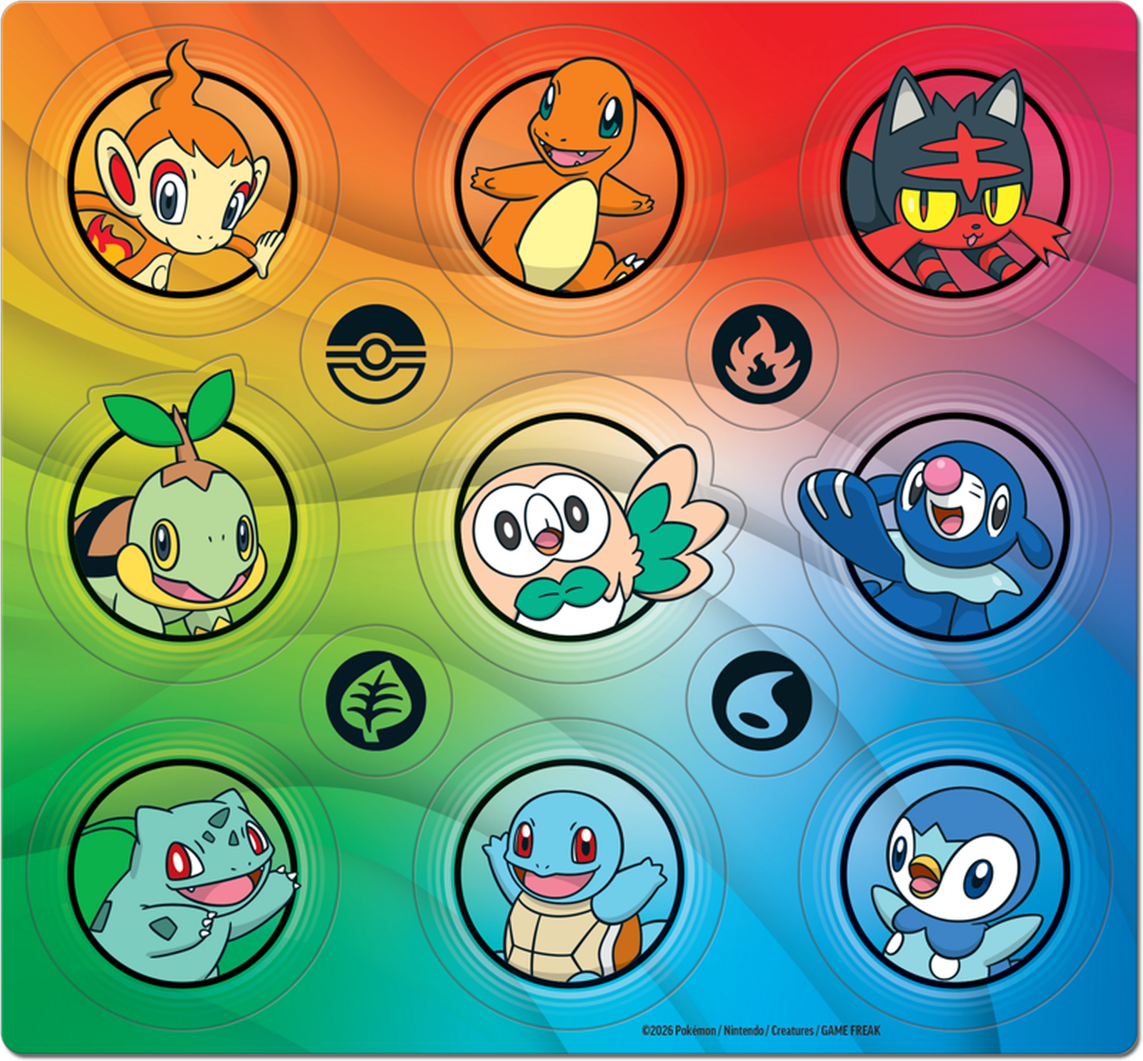 Pokémon First Partner Illustration Collection Series 1 3 Pokémon First Partner Illustration featuring Charmander, Bulbasaur, Squirtle, and others from the or.