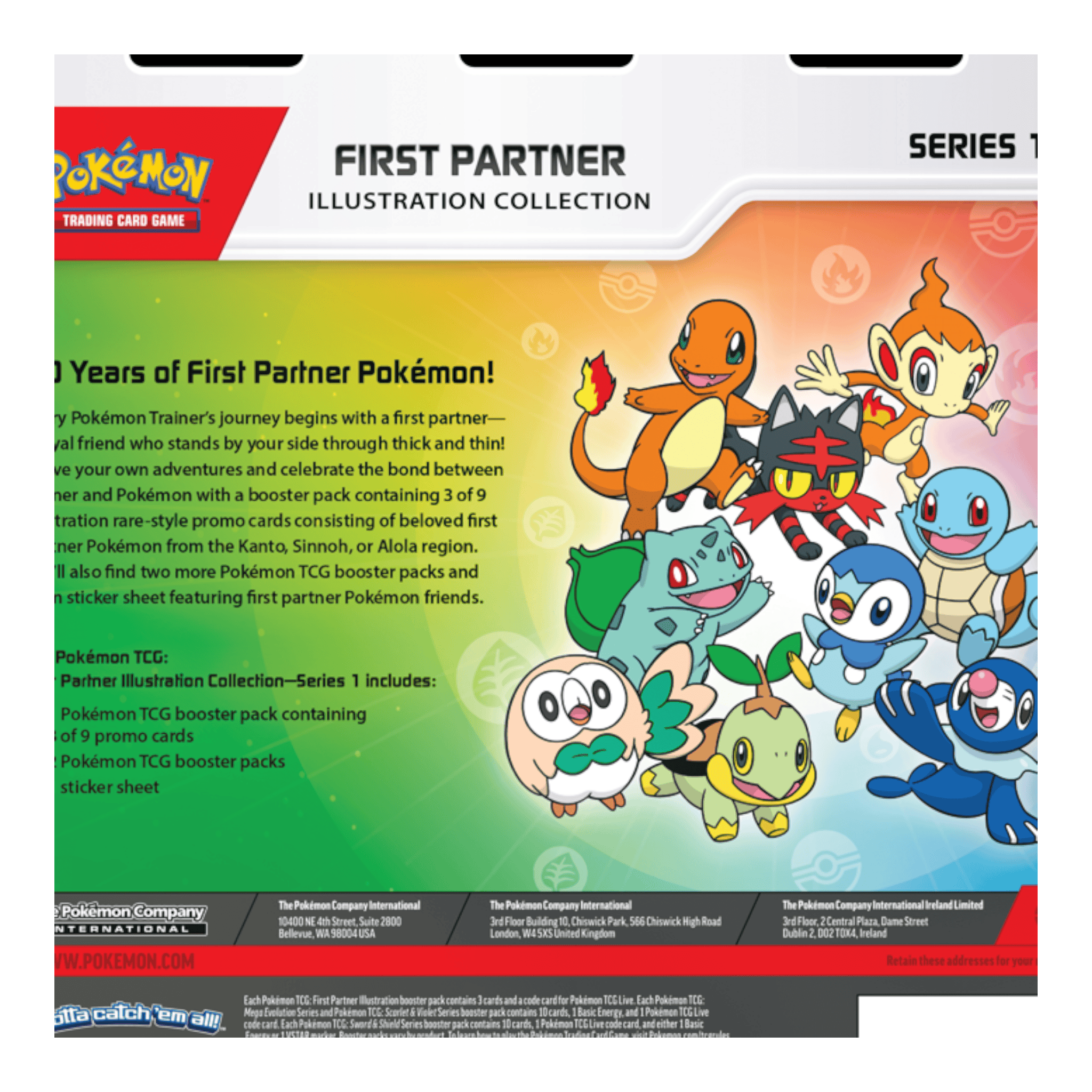 Pokémon First Partner Illustration Collection Series 1 4 First Partner Pokémon Illustration Collection Series 1.