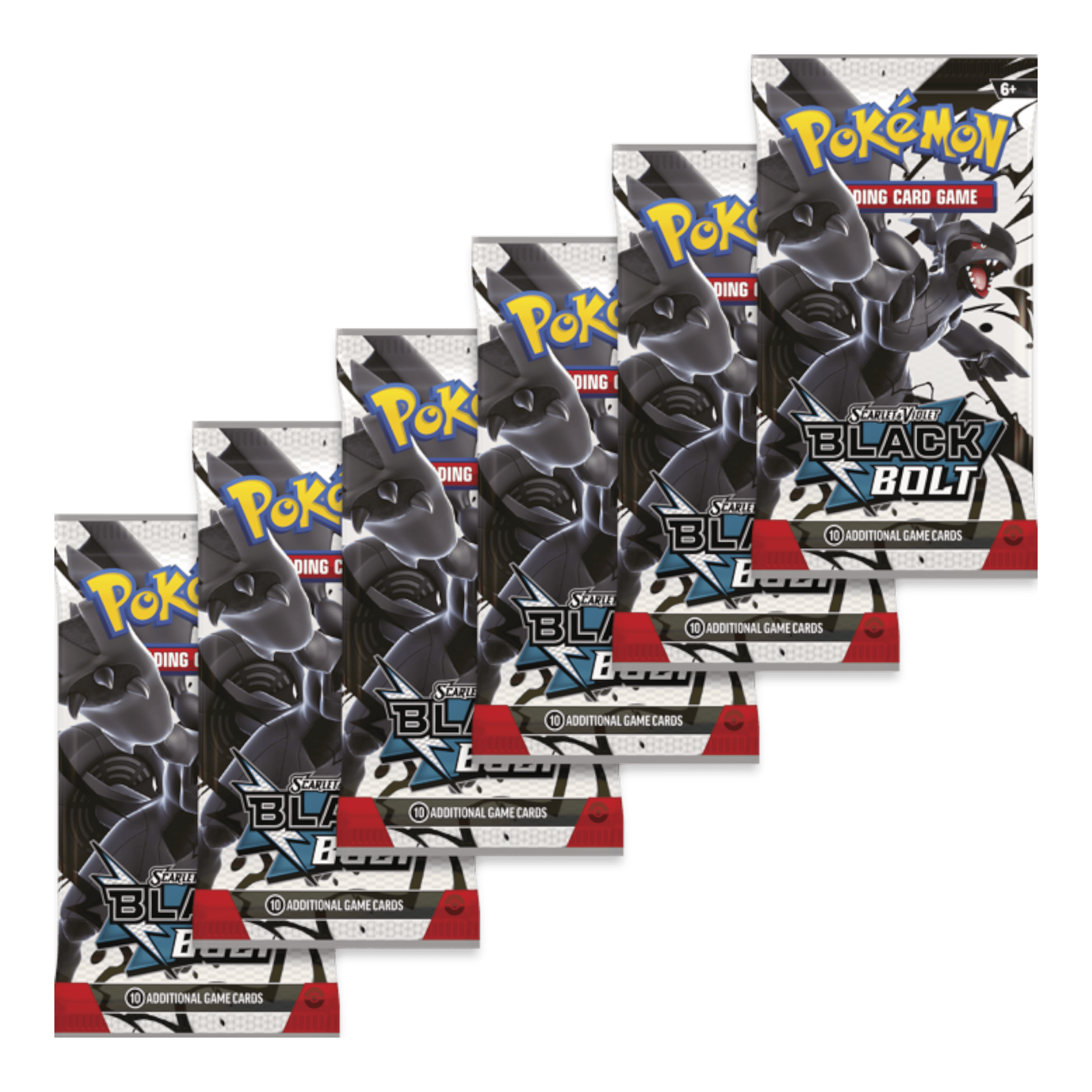 Pokémon Scarlet & Violet Black Bolt Booster Bundle 2 Pokémon Scarlet & Violet Black Bolt booster packs for trading card game.