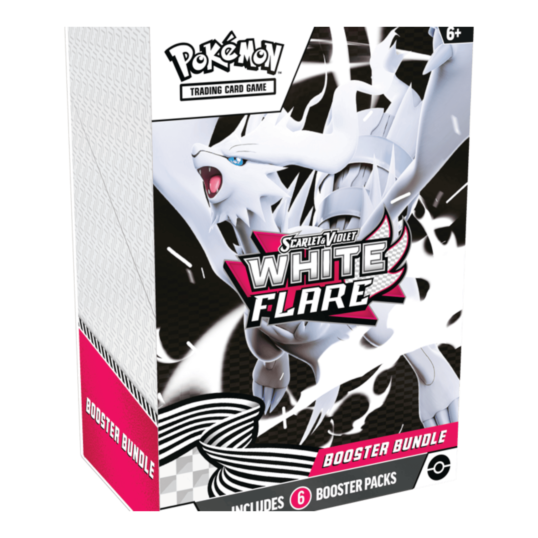 Pokémon Scarlet & Violet White Flare Booster Bundle 1 Pokémon White Flare booster bundle with 6 packs from Scarlet & Violet series. Perfect for collectors.