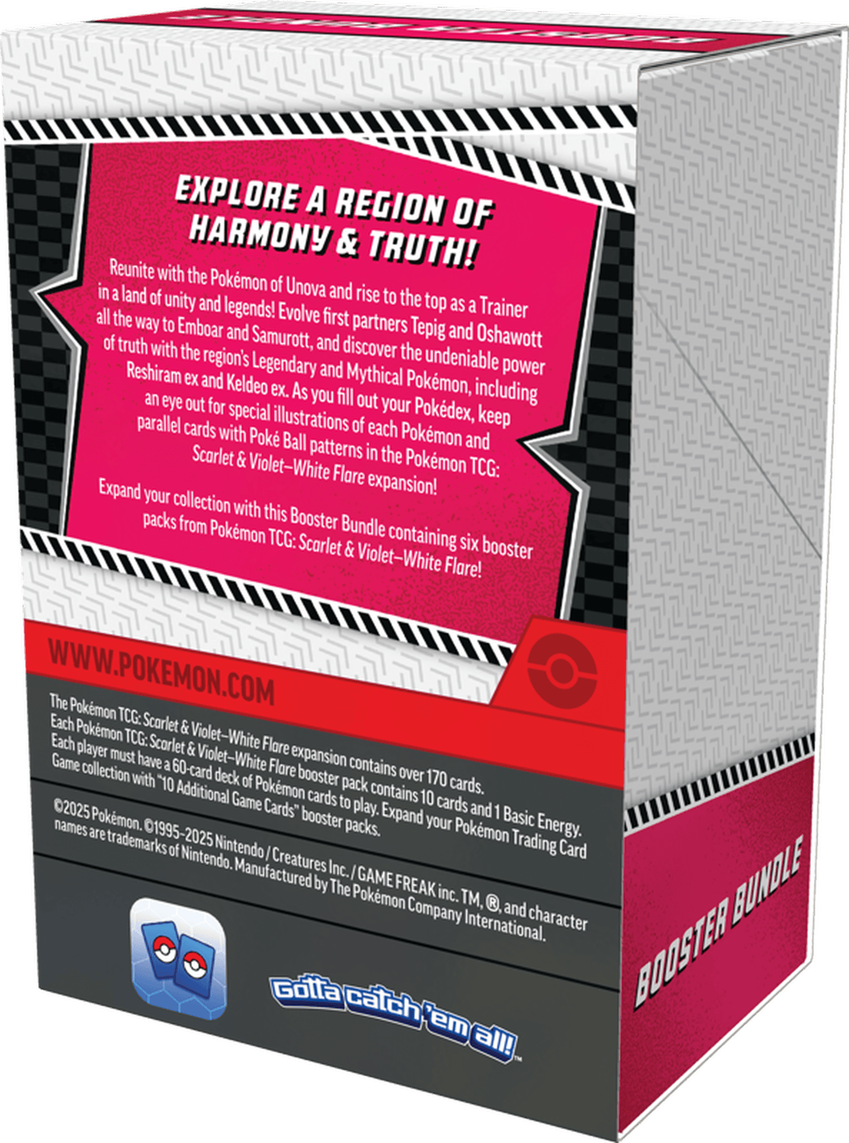 Pokémon Scarlet & Violet White Flare Booster Bundle 3 Pokemon Scarlet & Violet booster bundle with six booster packs and exclusive card designs.