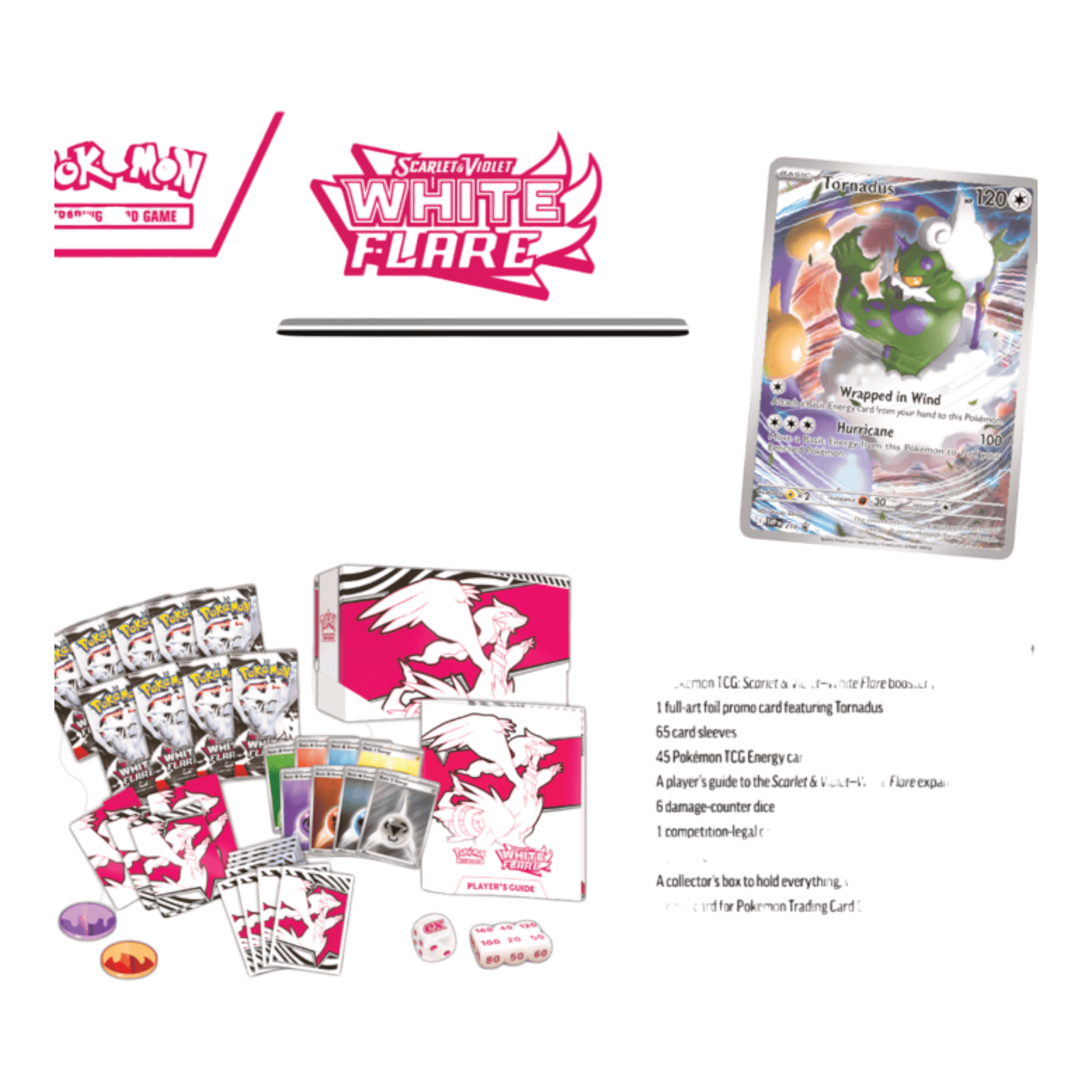 Pokémon Scarlet & Violet White Flare Elite Trainer Box 4 Elite Trainer Box for Pokémon Scarlet & Violet White Flare collection, featuring exclusive cards and.
