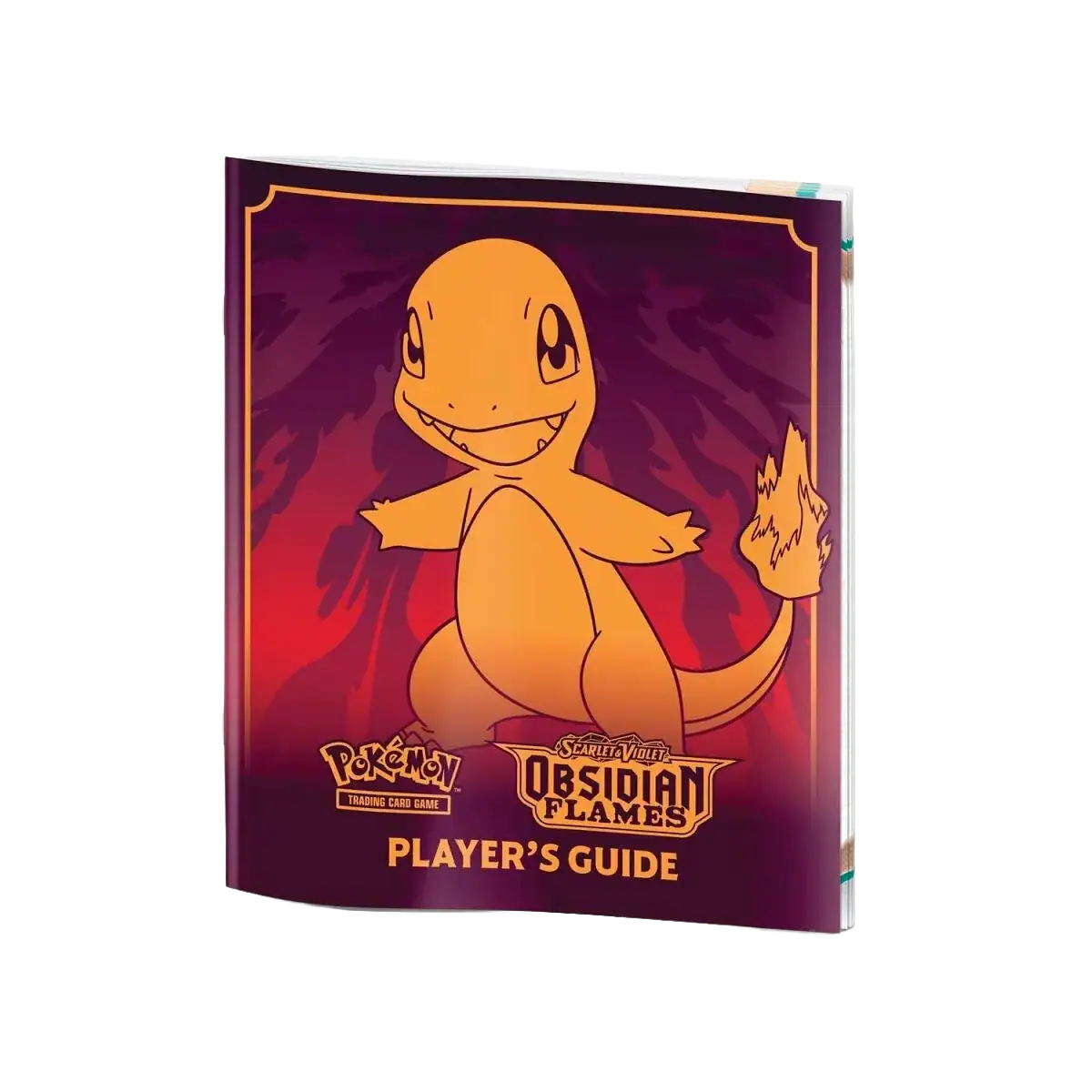 Pokémon Obsidian Flames Player's Guide 1 Pokémon Obsidian Flames Player’s Guide cover featuring Charmander illustration.
