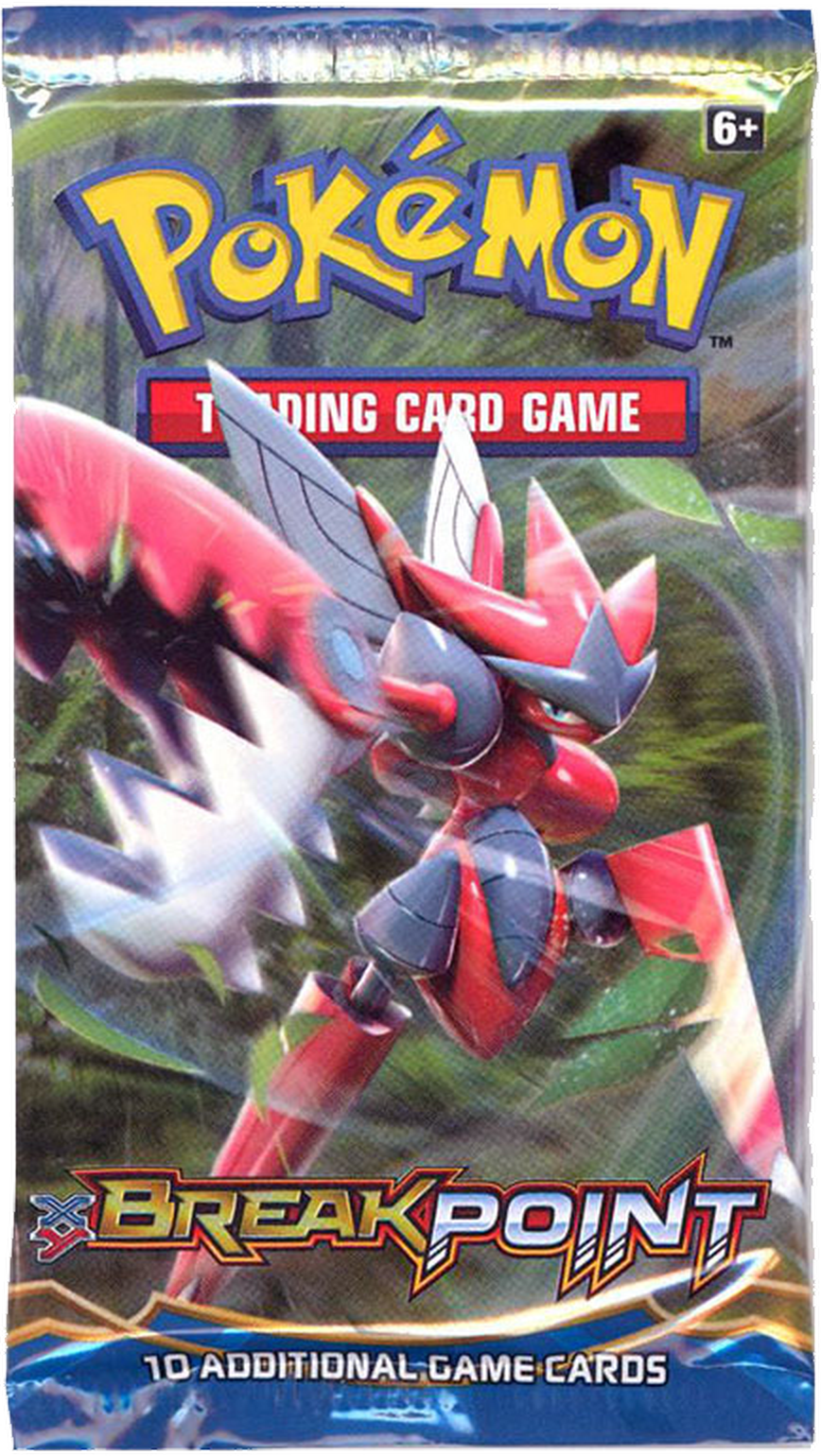 Pokémon XY Breakpoint Booster Pack (10 Cards) 1 Pokémon XY Breakpoint Booster Pack with 10 cards for Pokémon TCG collectors and players.