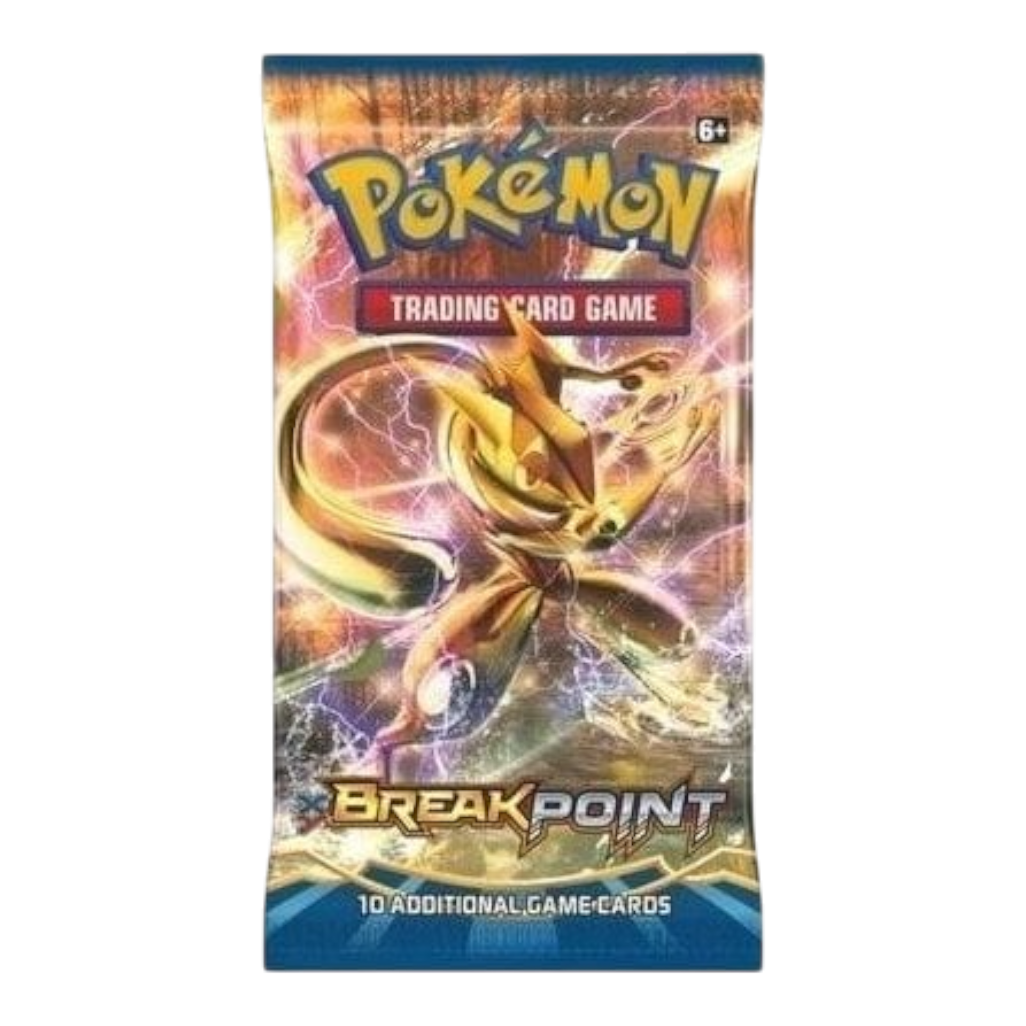 Pokémon XY Breakpoint Booster Pack (10 Cards) 2 Pokémon XY Breakpoint booster pack with 10 trading cards for collectors and players.