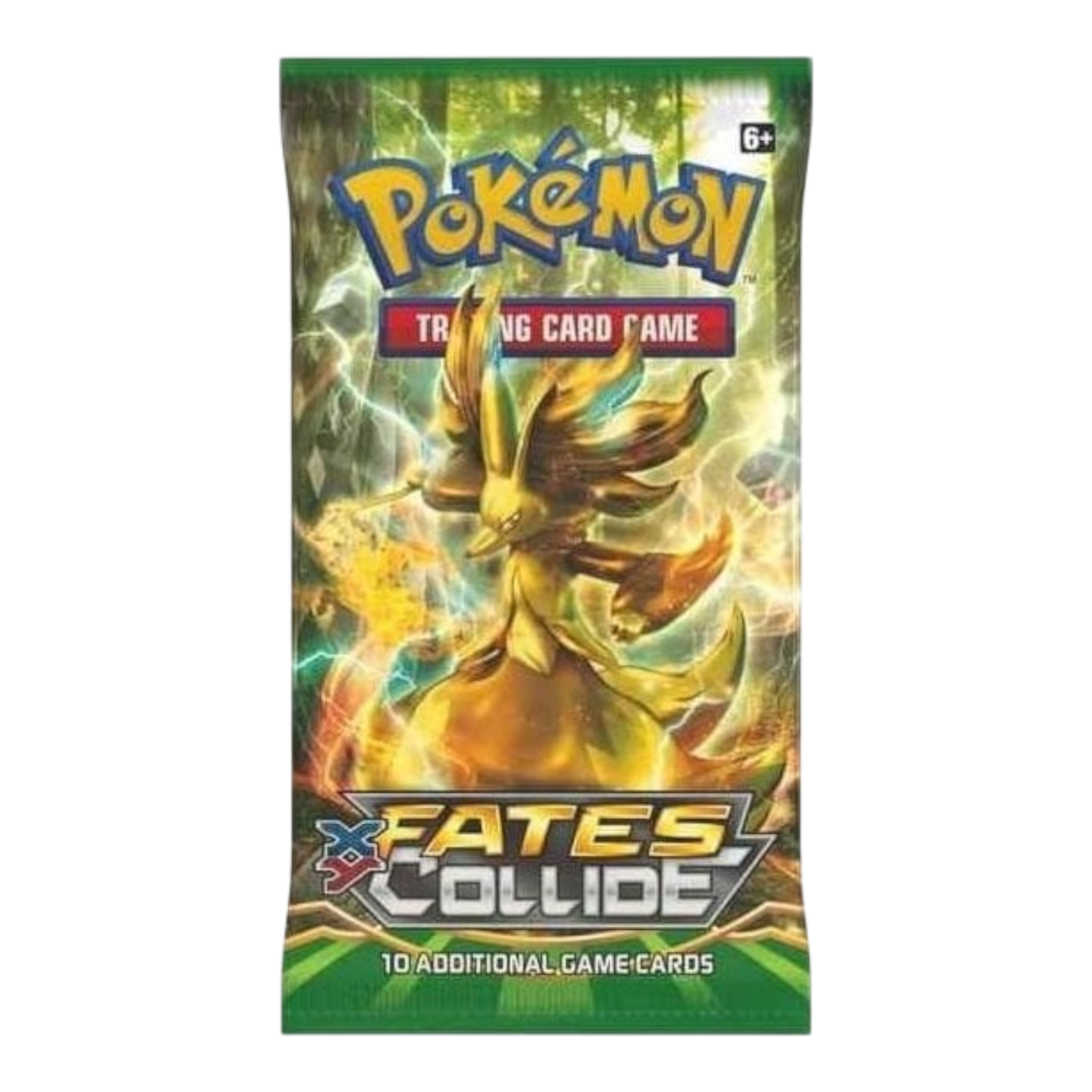 Pokémon XY Fates Collide Booster Pack (10 Cards) 2 Pokémon XY Fates Collide booster pack with 10 trading cards for collectors and players.