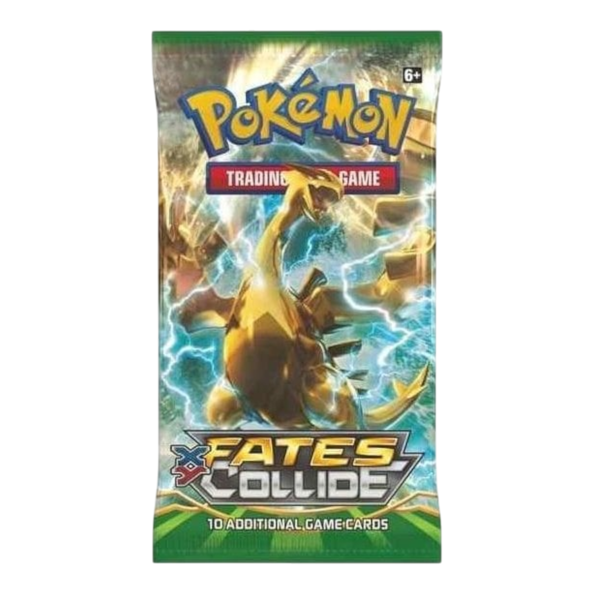 Pokémon XY Fates Collide Booster Pack (10 Cards) 3 Booster pack of Pokémon XY Fates Collide with 10 cards for trading and collection.