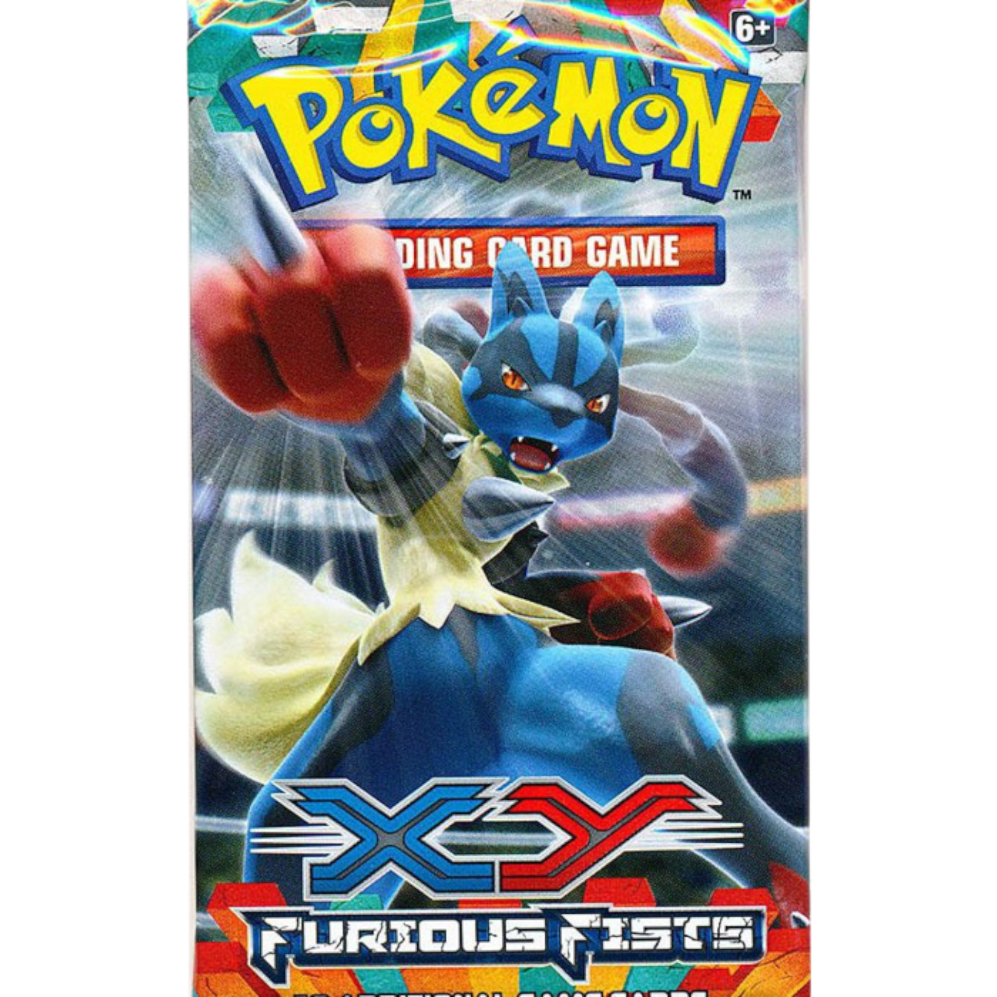 Pokémon XY Furious Fists Booster Pack (10 Cards) 1 Pokémon XY Furious Fists booster pack featuring Lucario, part of the Pokémon trading card game serie.