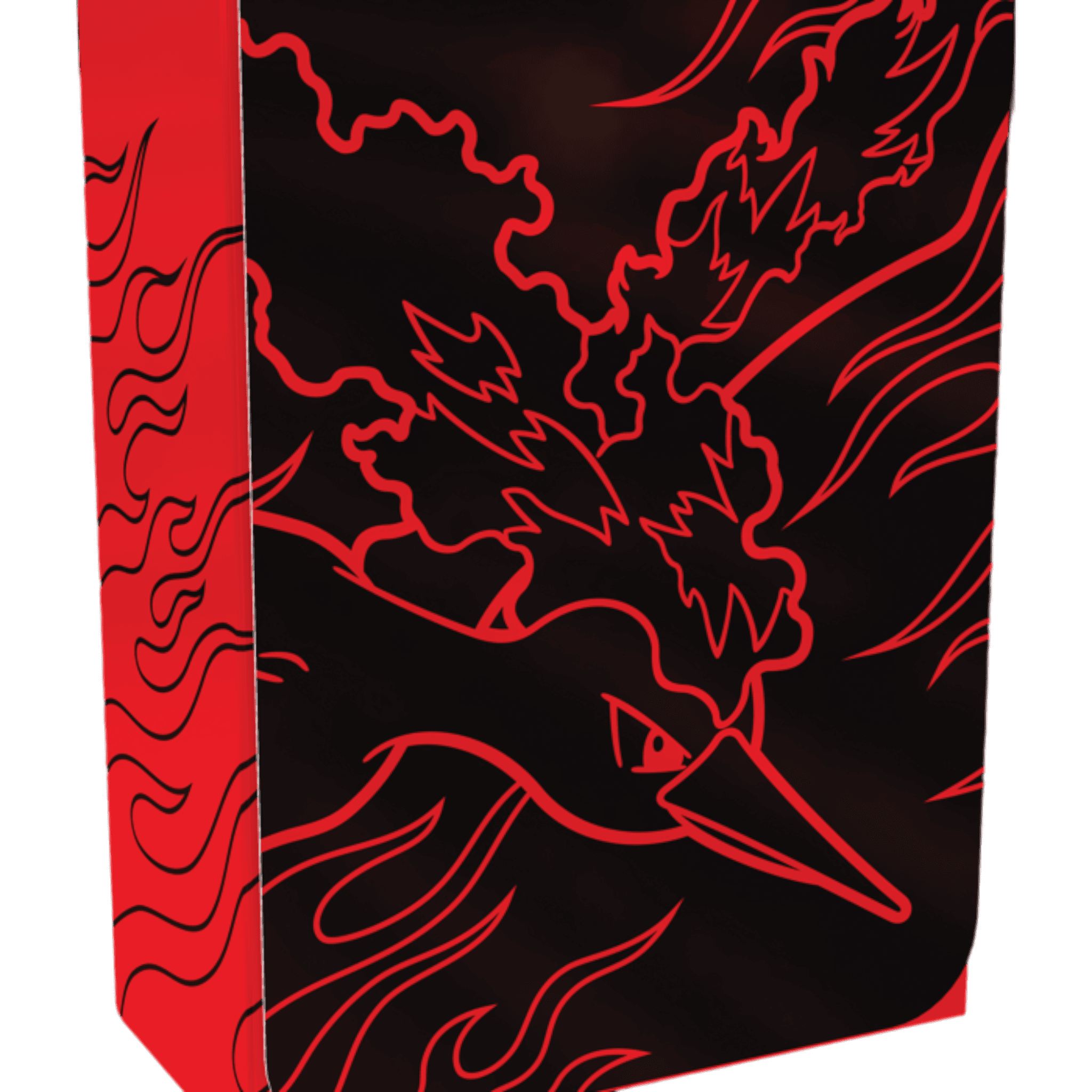 Pokémon Team Rocket's Moltres EX Ultra Premium Collection 5 Pokémon Moltres EX Ultra Premium Collection box featuring artwork of Moltres in fiery red and black.