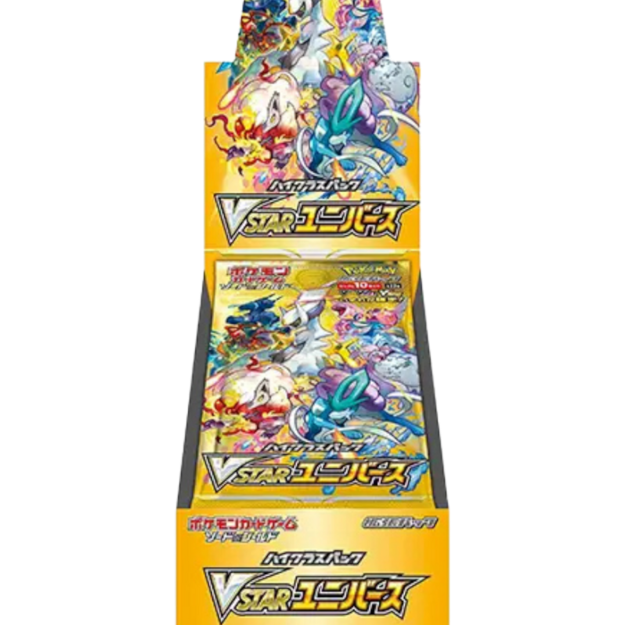 Pokémon VSTAR Universe Japanese Booster Box (10 Packs) 1 Pokémon VSTAR Universe Japanese booster box with vibrant Pokémon artwork.