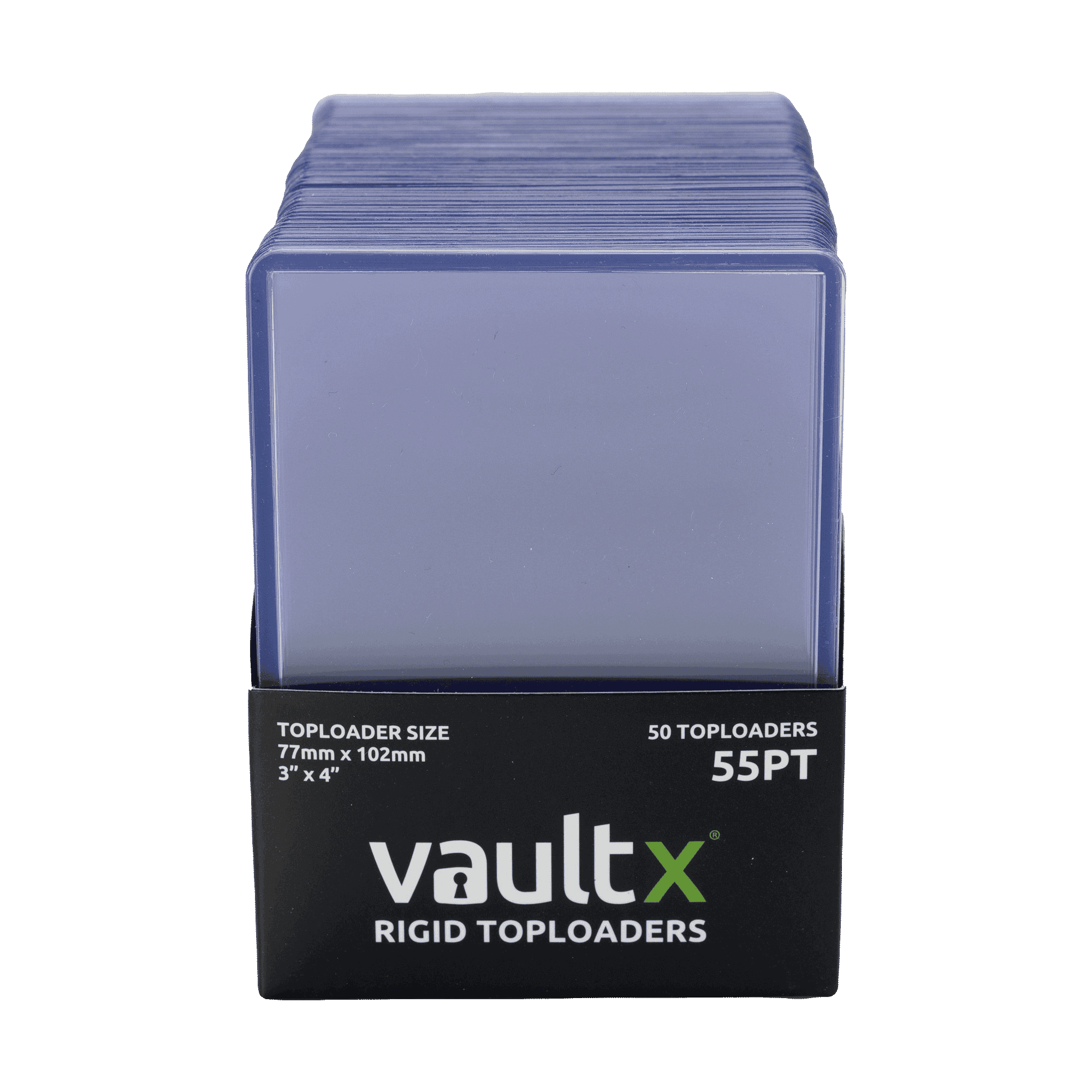 Vault X Seamless Rigid Toploaders 55pt (50 Pack) 1 Vault X Seamless Rigid Toploaders 55pt (50 Pack)