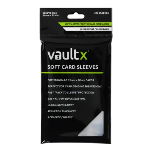 High-quality soft card sleeves for protecting standard-sized trading cards.