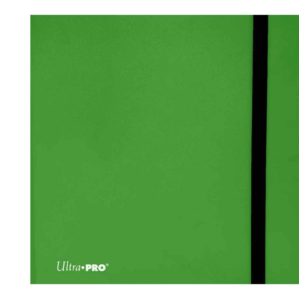 Ultra Pro 12-Pocket Eclipse PRO-Binder - Lime Green 1 Eclipse PRO-Binder in Lime Green for trading cards, with 12-pocket pages, ideal for collectors and o.