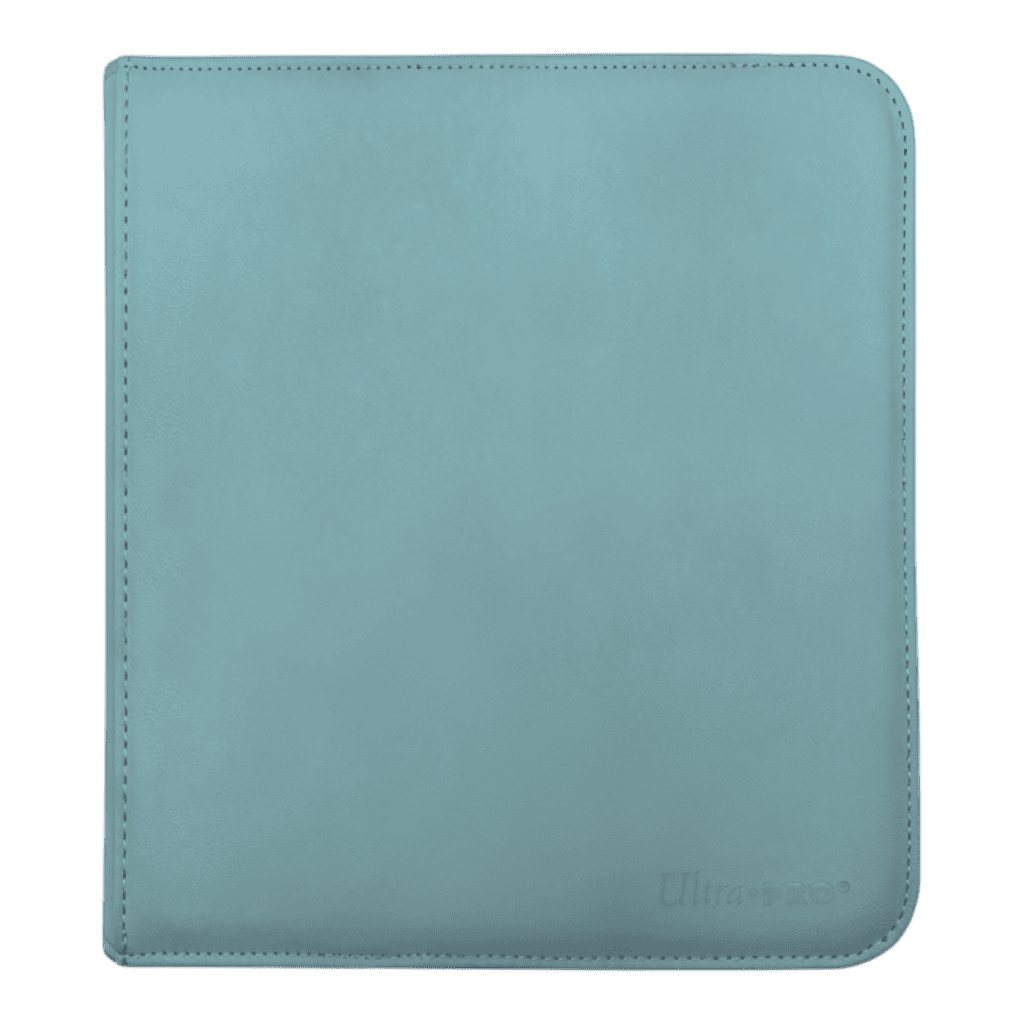Ultra Pro 12-Pocket Zippered PRO-Binder - Light Blue 1 Zippered light blue PRO-Binder with 12 pockets for trading cards and collectibles. Perfect for organ.