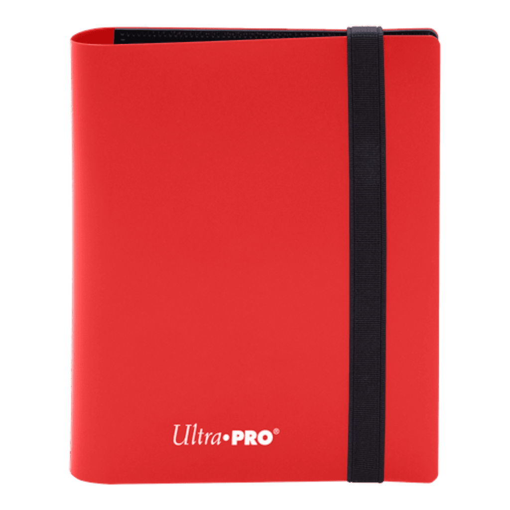 Ultra Pro 2-Pocket Eclipse Apple Red PRO-Binder 1 Red Apple PRO-Binder with 2 pockets, ideal for trading cards and collectibles.