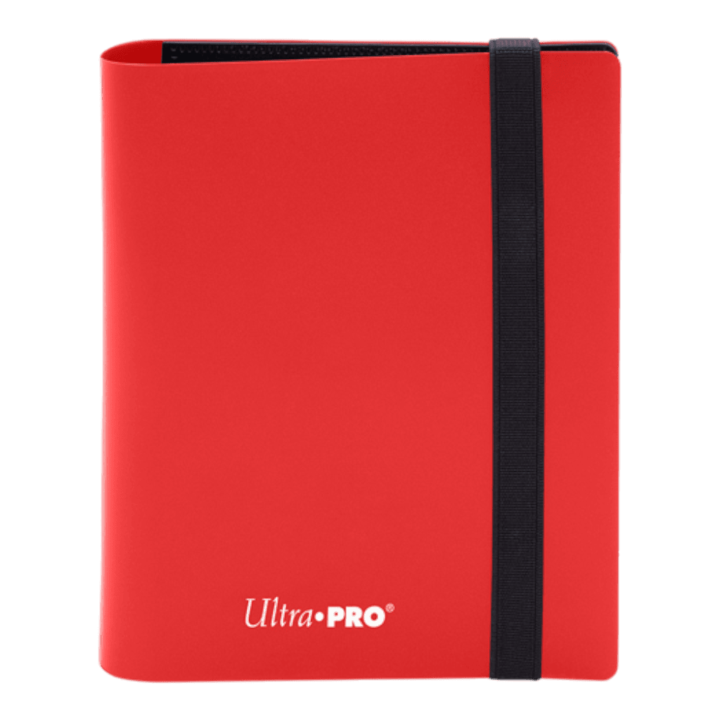 Ultra Pro 2-Pocket Eclipse Apple Red PRO-Binder 2 Red Rocket Cards Ultra Pro Eclipse Apple Red PRO-Binder for trading cards.
