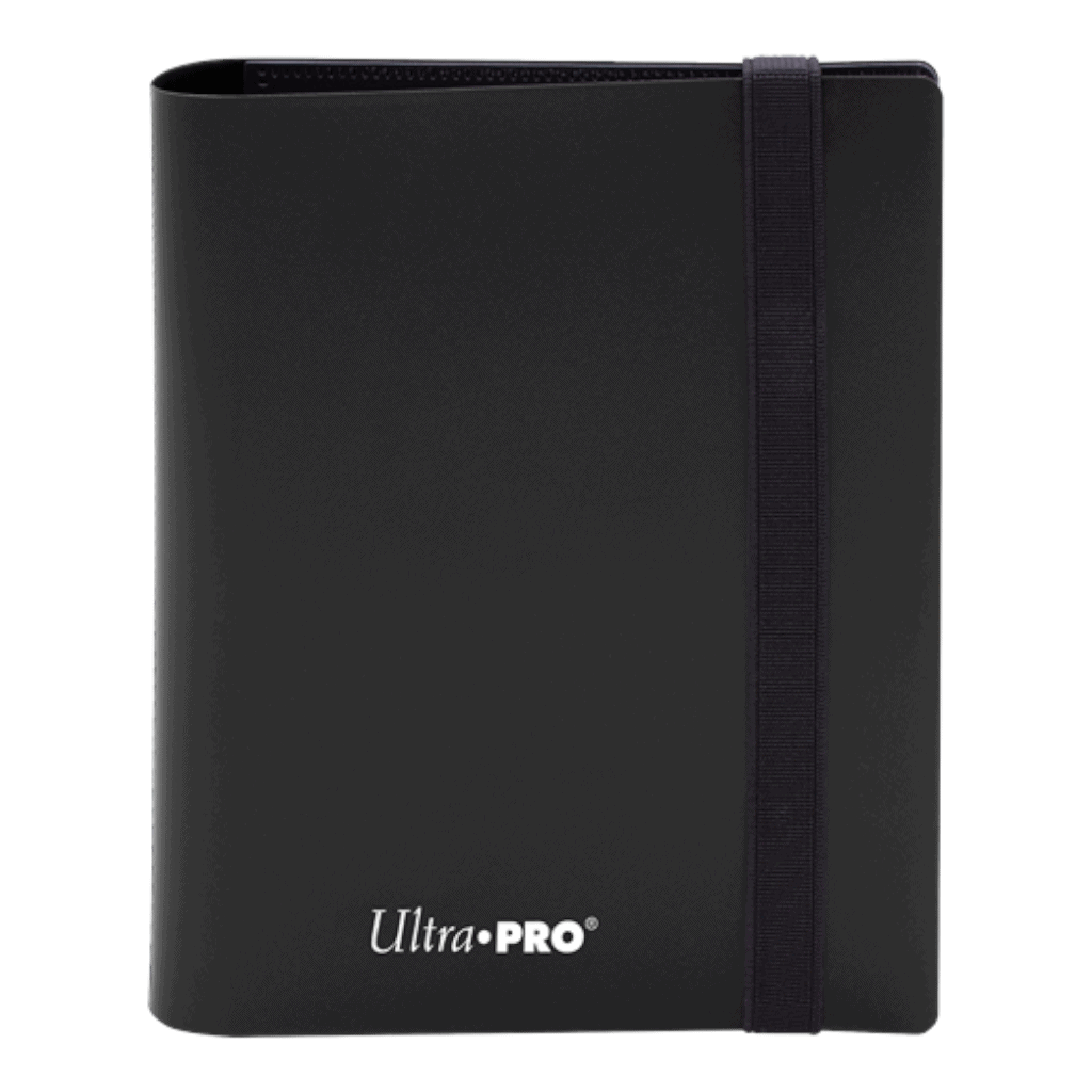 Ultra Pro 2-Pocket Eclipse Jet Black PRO-Binder 1 Black Ultra Pro 2-Pocket Eclipse PRO-Binder for card storage.