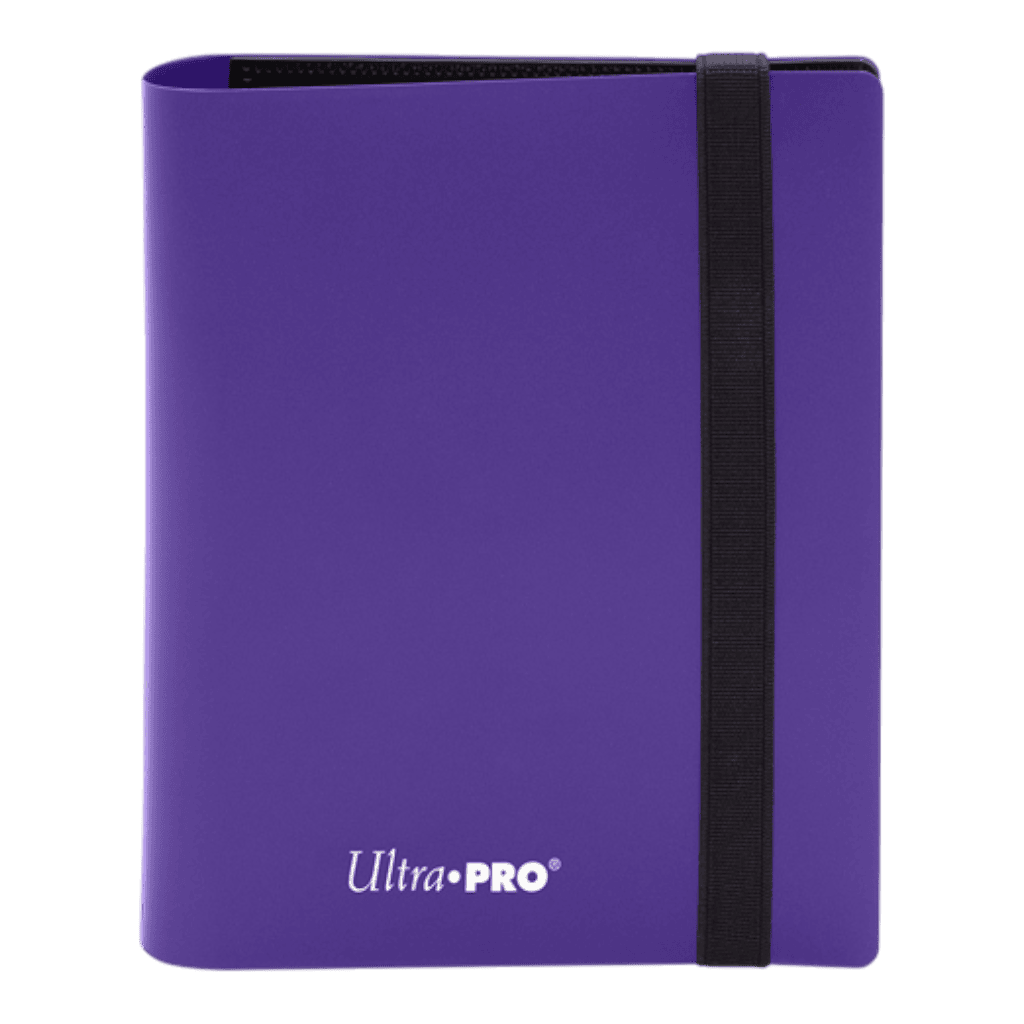 Ultra Pro 2-Pocket Eclipse Royal Purple PRO-Binder 2 High-quality purple PRO-Binder for trading cards and collectibles.