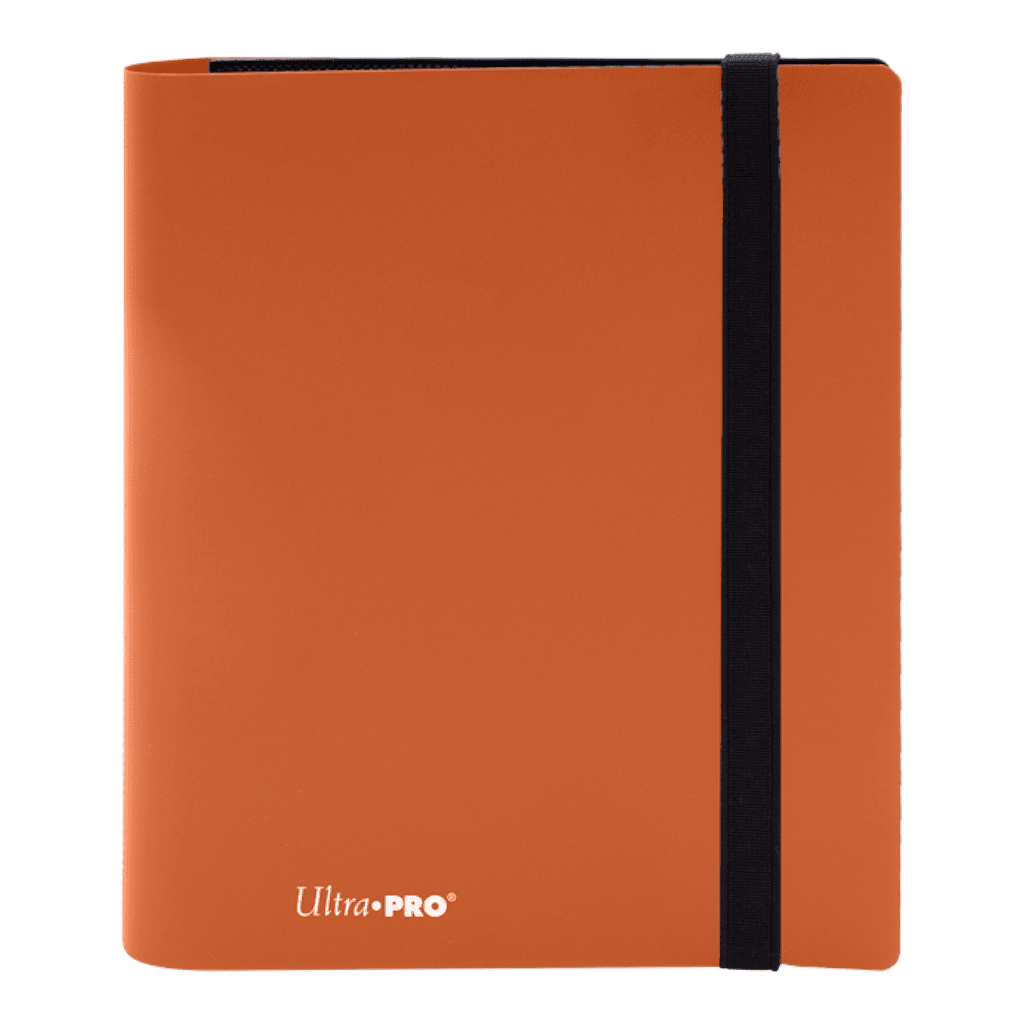 Ultra Pro 4-Pocket Pro-Binder Eclipse Pumpkin Orange 1 Orange Eclipse Ultra Pro 4-Pocket Pro-Binder for trading cards and collectibles.