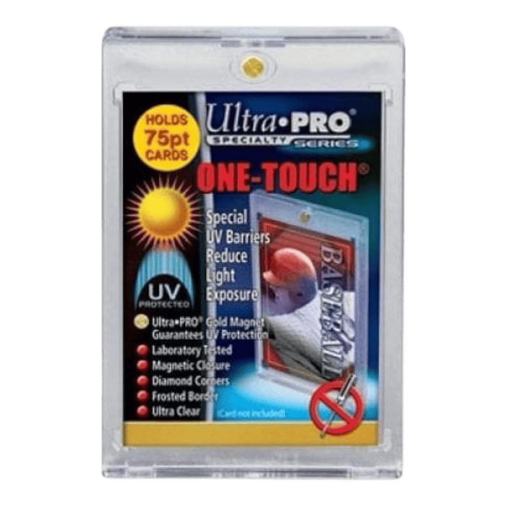 Ultra Pro One Touch Magnetic Holder (75 PT) 1 Ultra Pro One Touch Magnetic Card Holder for 75pt cards, UV protected, magnetic closure, ideal for c.