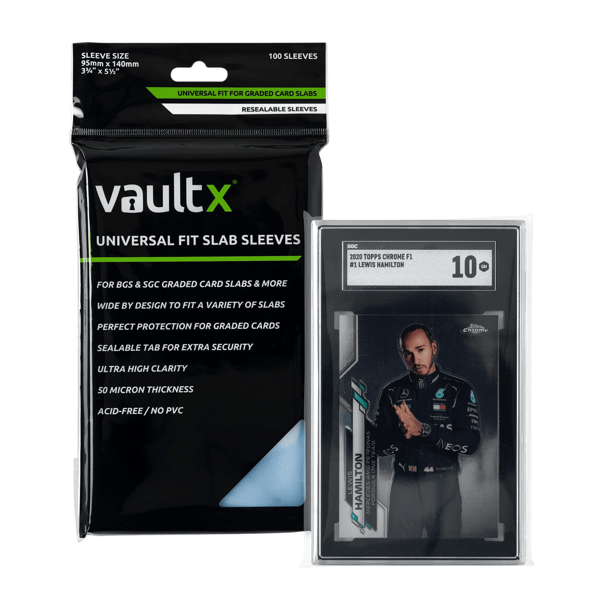 Vault X Universal Fit Slab Sleeves (100 Pack) 1 Vault X Universal Fit Slab Sleeves (100 Pack)