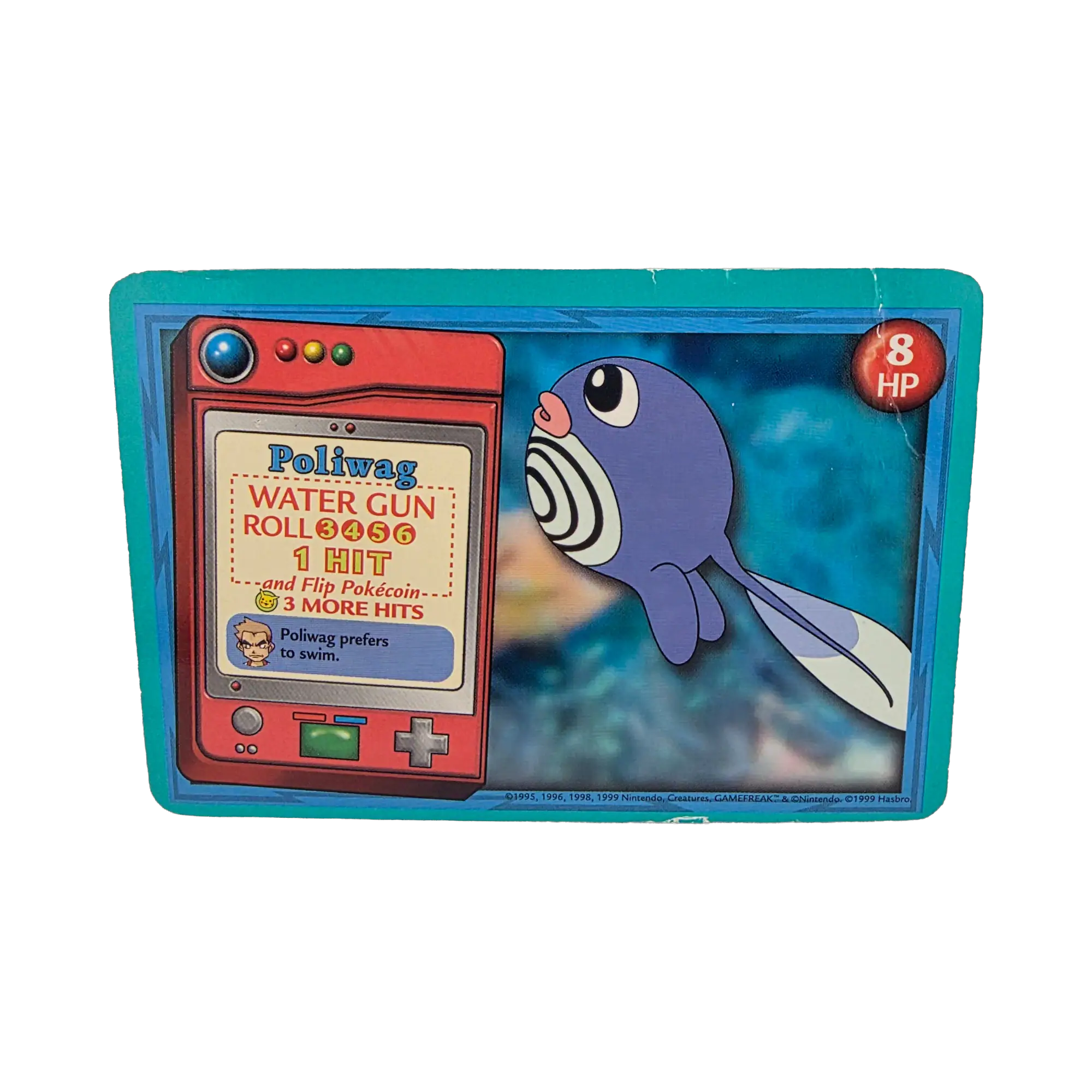 Pokémon Junior Adventure Card Game - Poliwag Card 2 Pokémon Junior Adventure Card Game - Poliwag Card