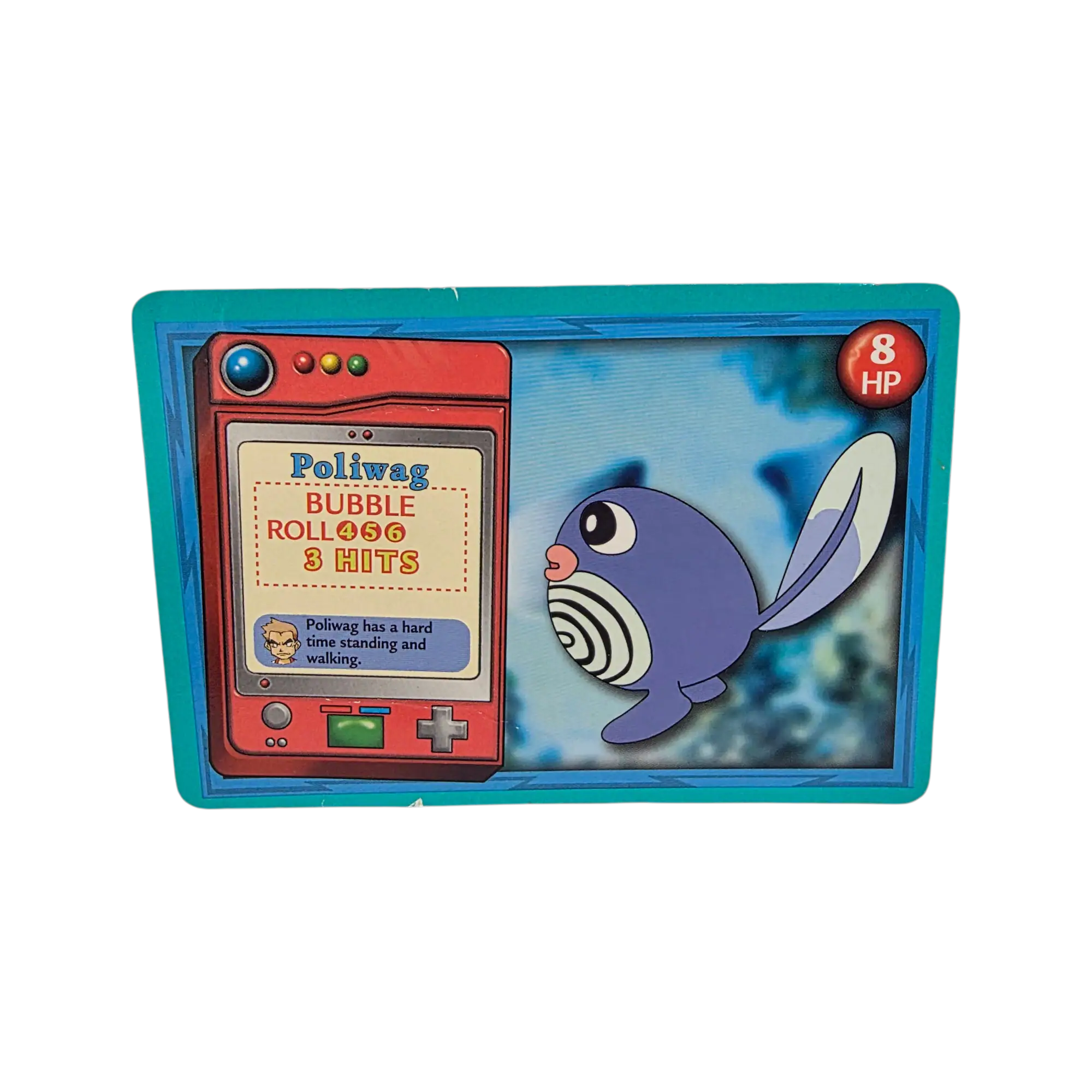 Pokémon Junior Adventure Card Game - Poliwag Card 1 Pokémon Junior Adventure Card Game - Poliwag Card
