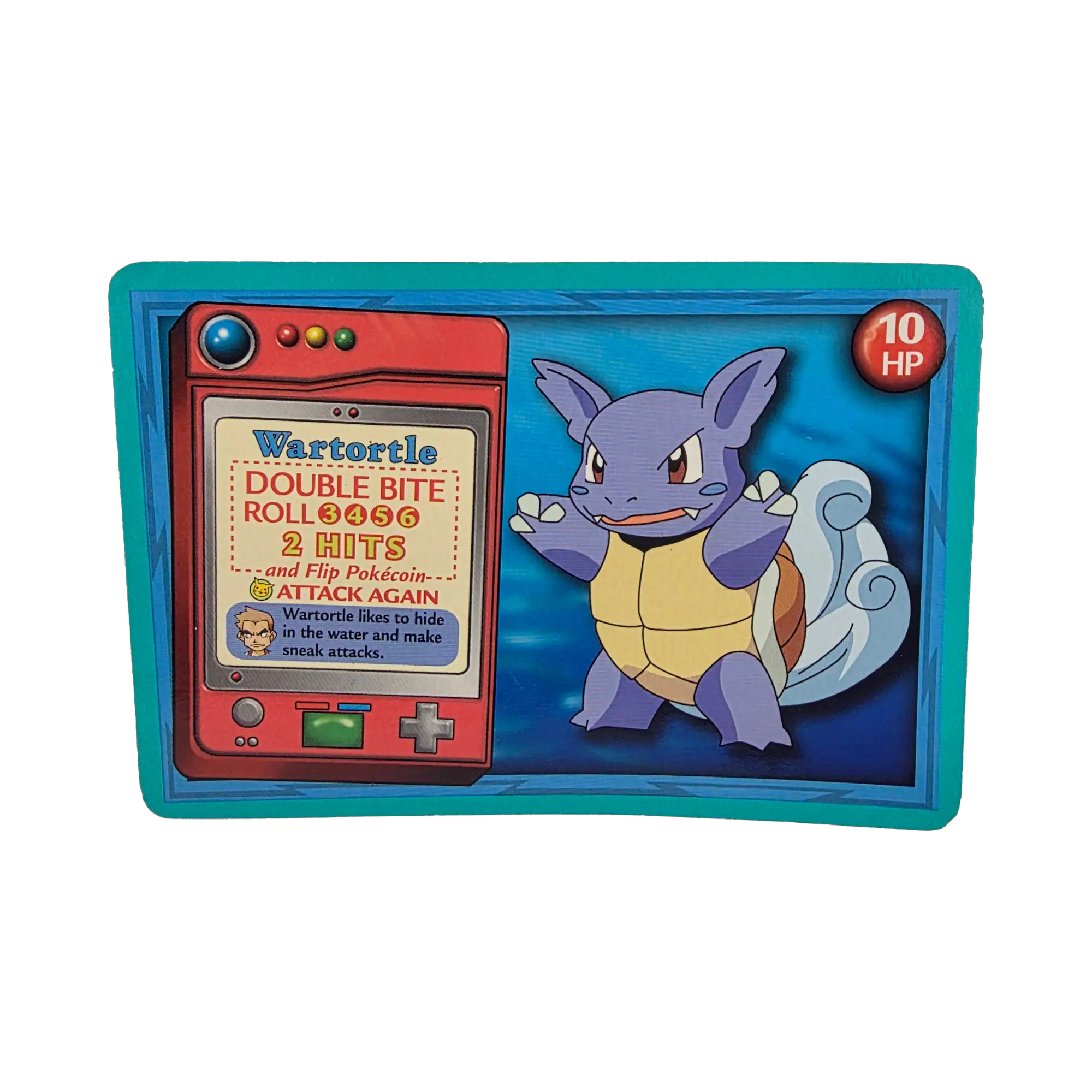 Pokémon Junior Adventure Card Game - Wartortle Card 1 Pokémon Junior Adventure Card Game - Wartortle Card