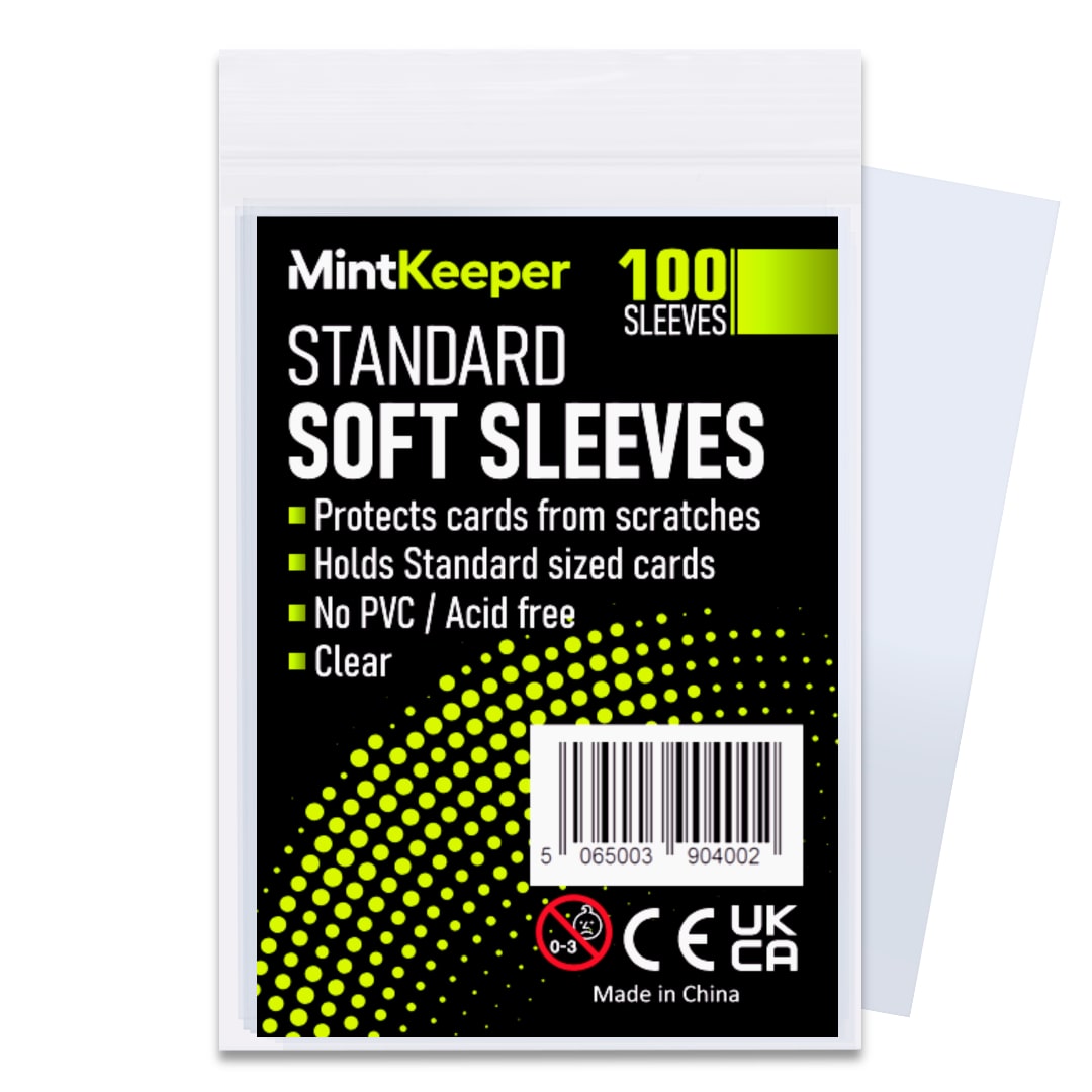 MintKeeper Standard Soft Card Sleeves 100 Pack 1 MintKeeper Standard Soft Card Sleeves 100 Pack
