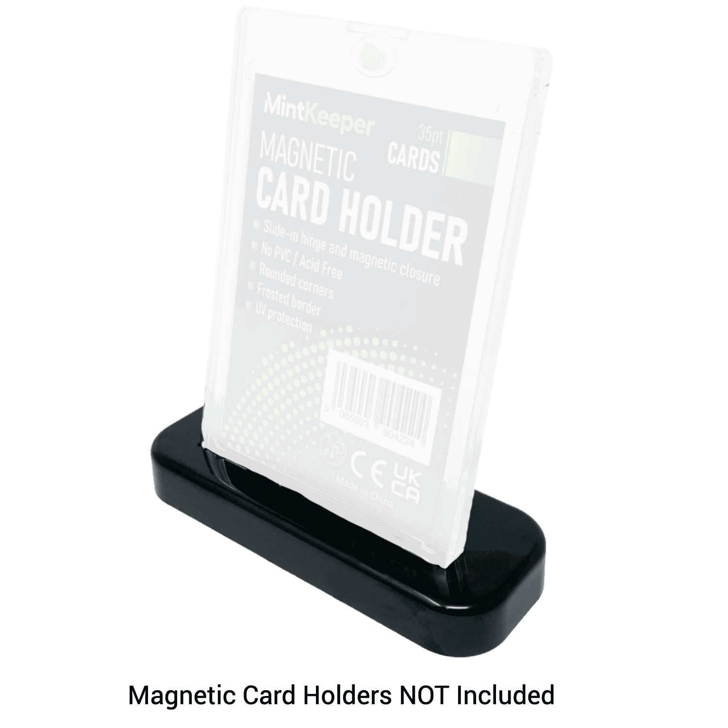 MintKeeper Black Magnetic Card Holder Stands 5 Pack 3 MintKeeper Black Magnetic Card Holder Stands 5 Pack - Image 3