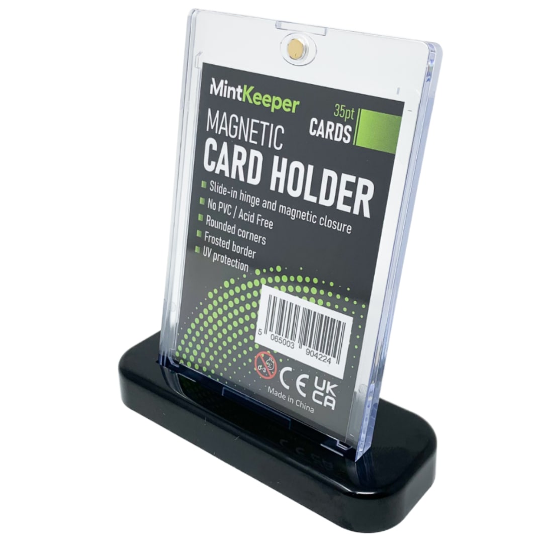 MintKeeper 35pt Magnetic Card Holder and Stand Combo 1 MintKeeper 35pt Magnetic Card Holder and Stand Combo