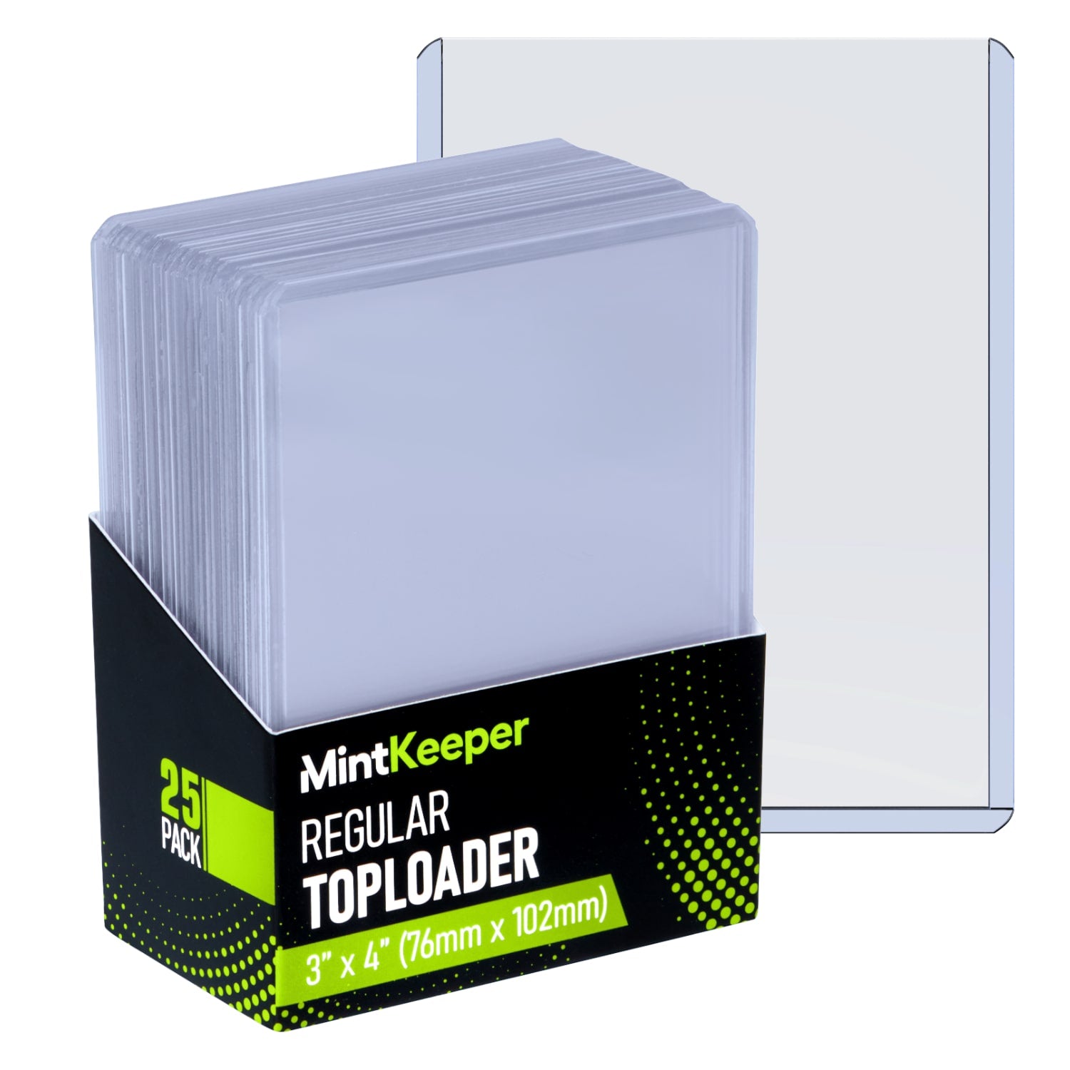 MintKeeper Regular 35pt 3x4 Card Toploaders 25 Pack 1 MintKeeper Regular 35pt 3x4 Card Toploaders 25 Pack