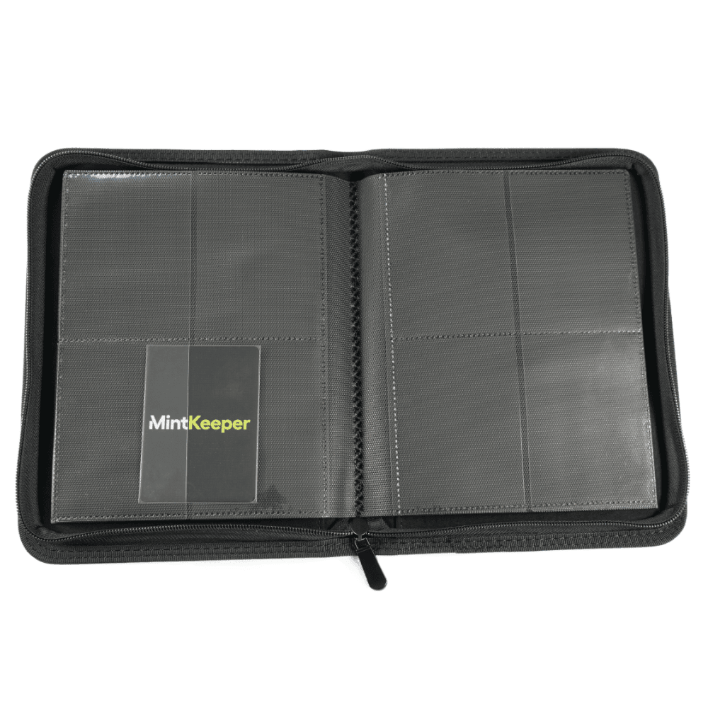 MintKeeper 4 Pocket Premium Zip Trading Card Binder 160 Card 2 MintKeeper 4 Pocket Premium Zip Trading Card Binder 160 Card