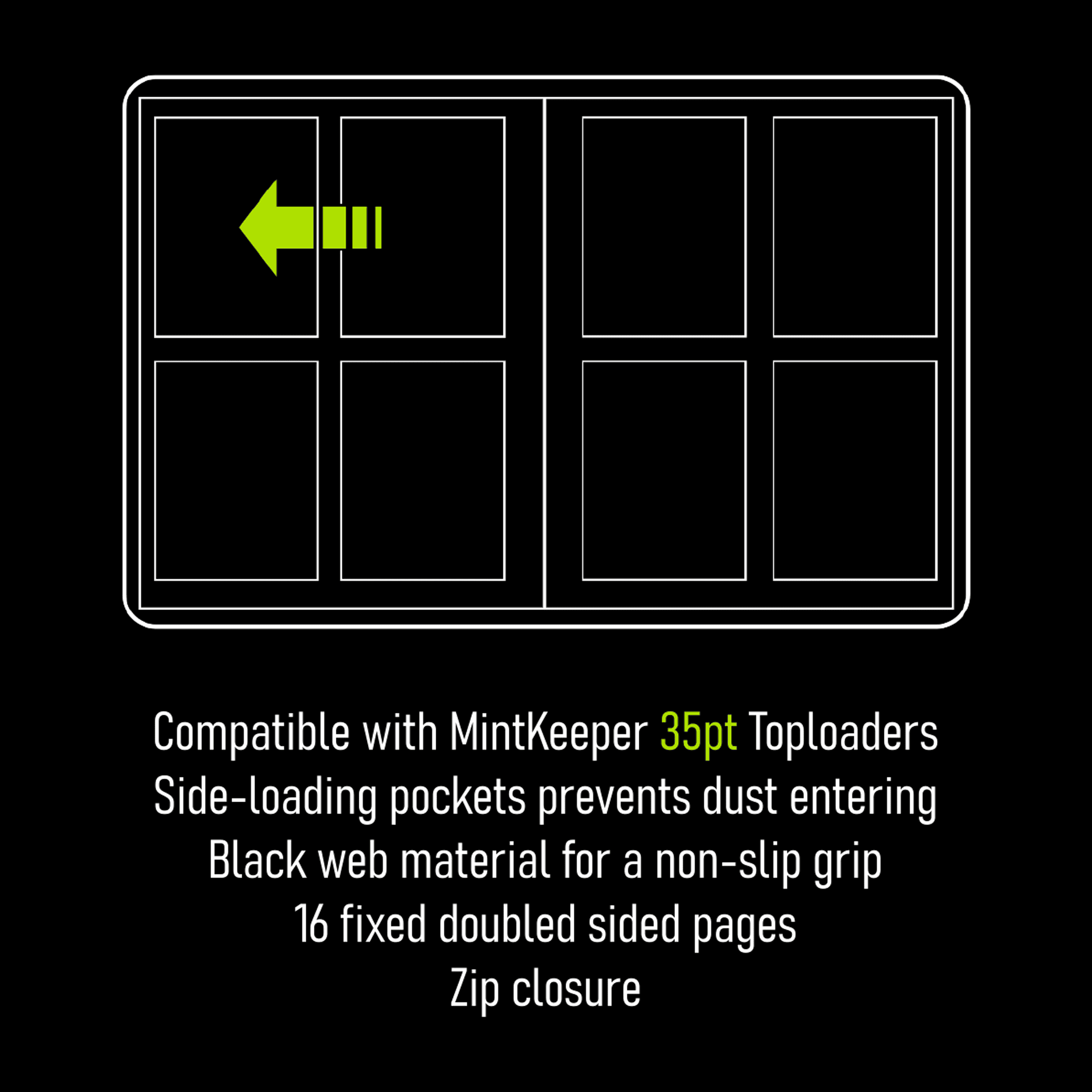 MintKeeper 4 Pocket Toploader Binder 2 MintKeeper 4 Pocket Toploader Binder